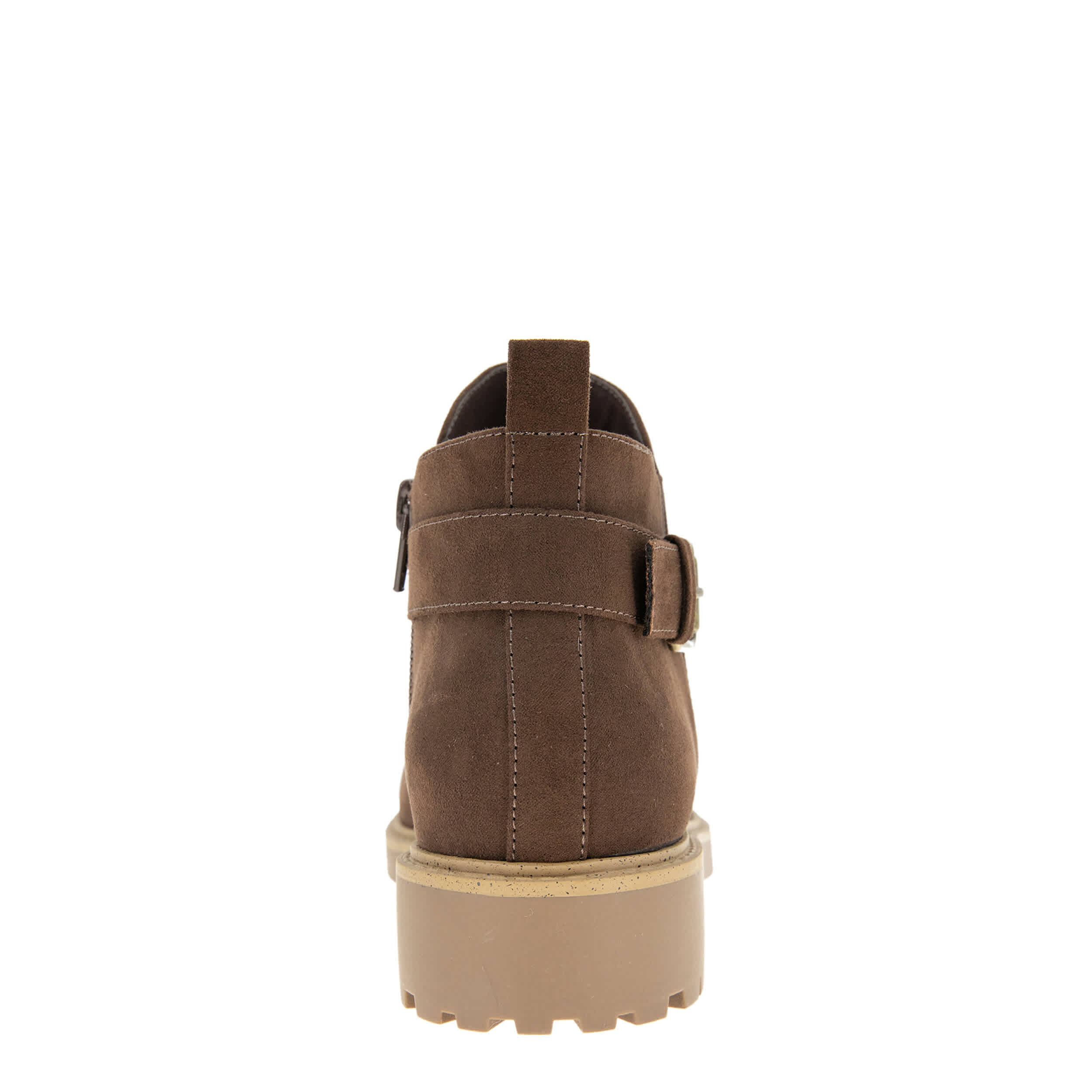 VIDA SHOES-WOMENS SIENNA BOOTIE-DARK BROWN & 