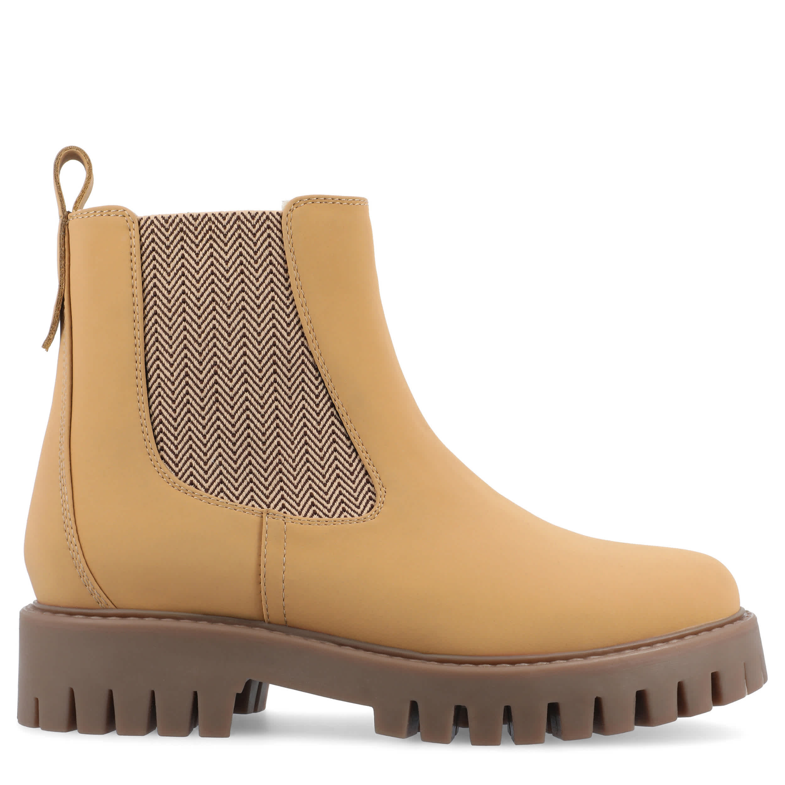 JOURNEE COLLECTION-WOMENS ALARA CHELSEA BOOT-NATURAL & 