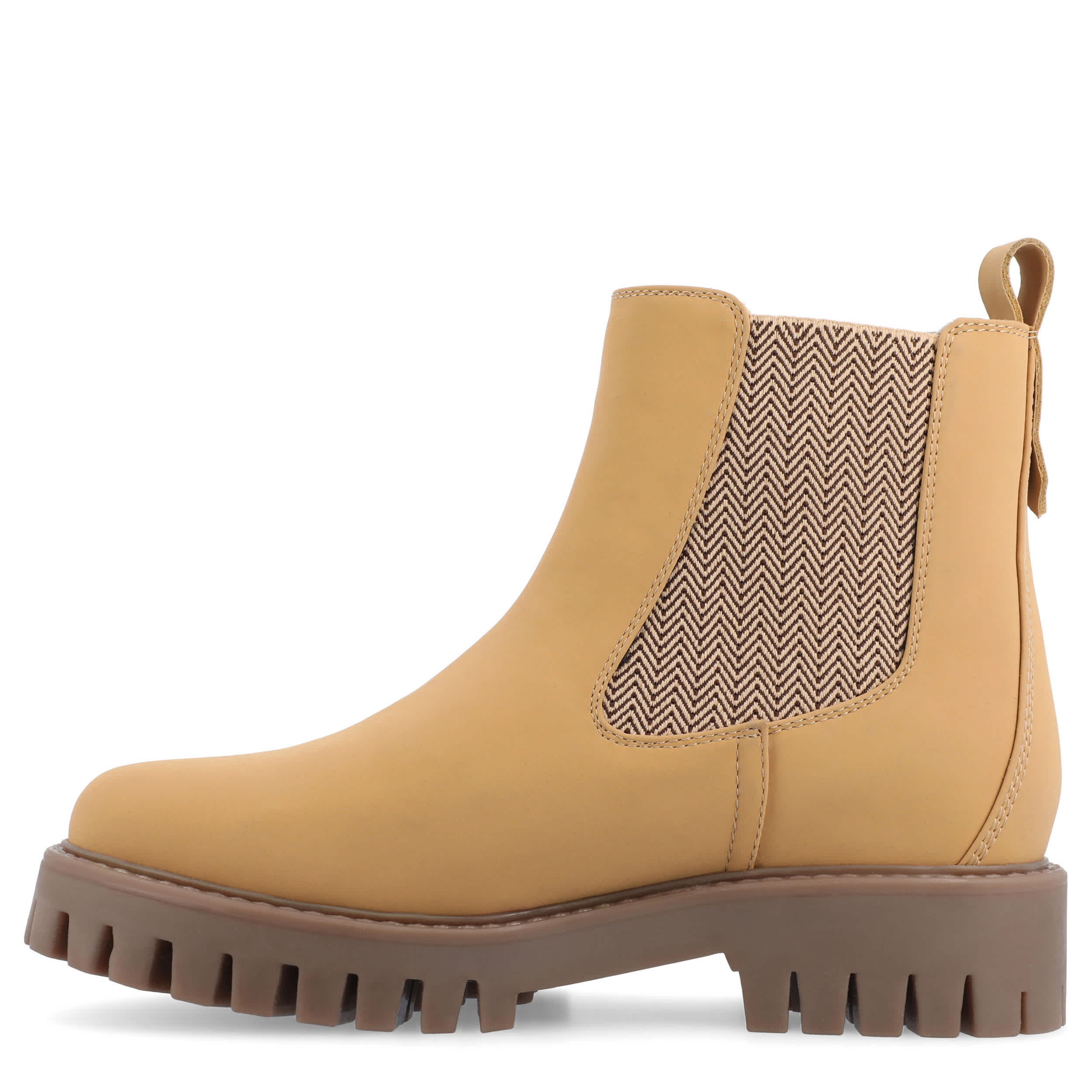 JOURNEE COLLECTION-WOMENS ALARA CHELSEA BOOT-NATURAL & 