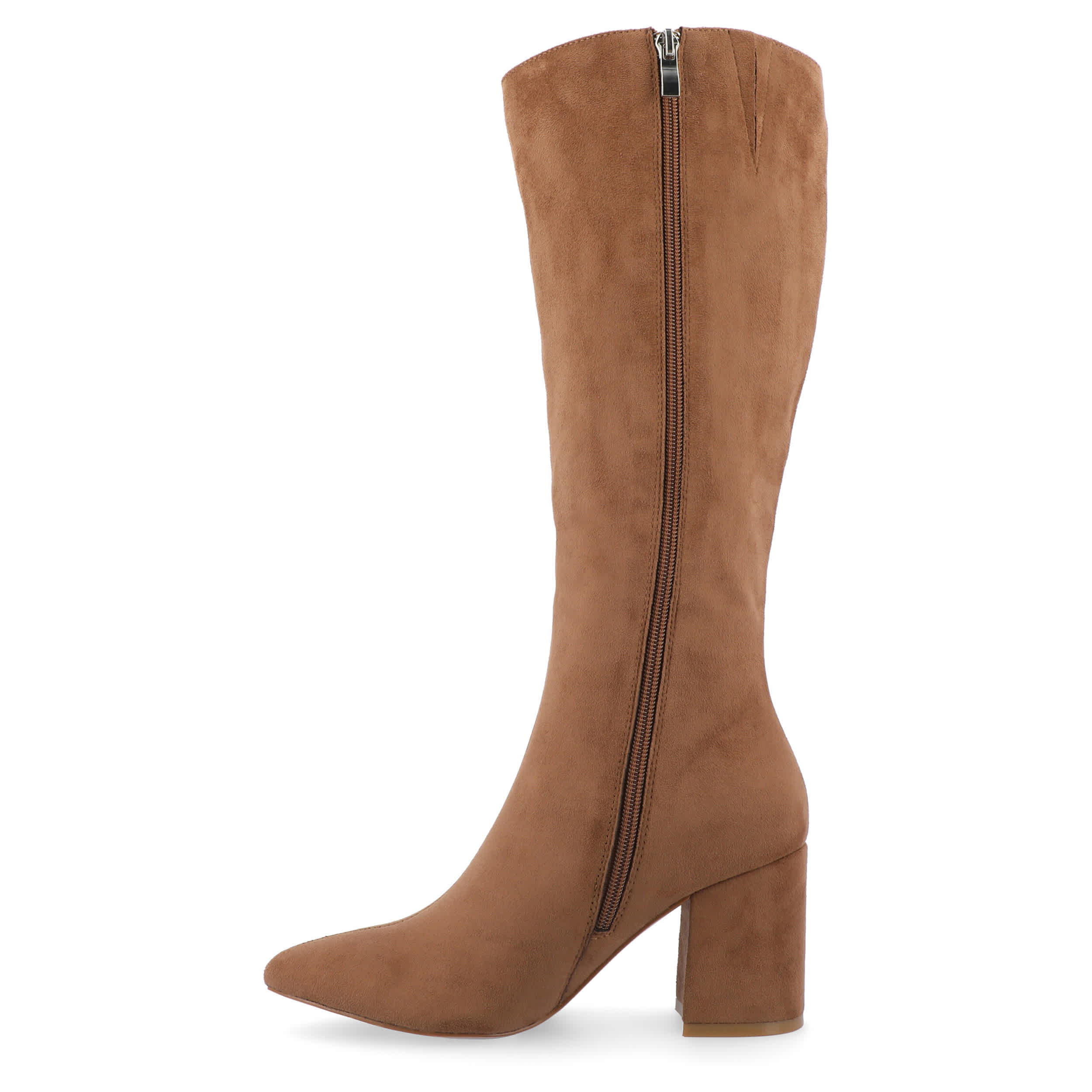 JOURNEE COLLECTION-WOMENS AMELYIA TALL BOOT-BROWN & 