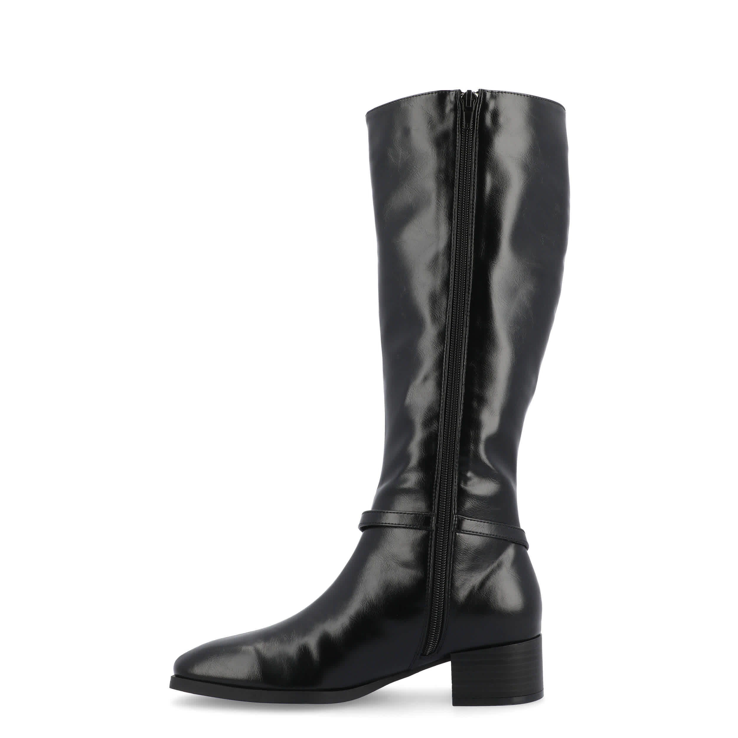 JOURNEE COLLECTION-WOMENS RHIANAH TALL BOOT-BLACK & 