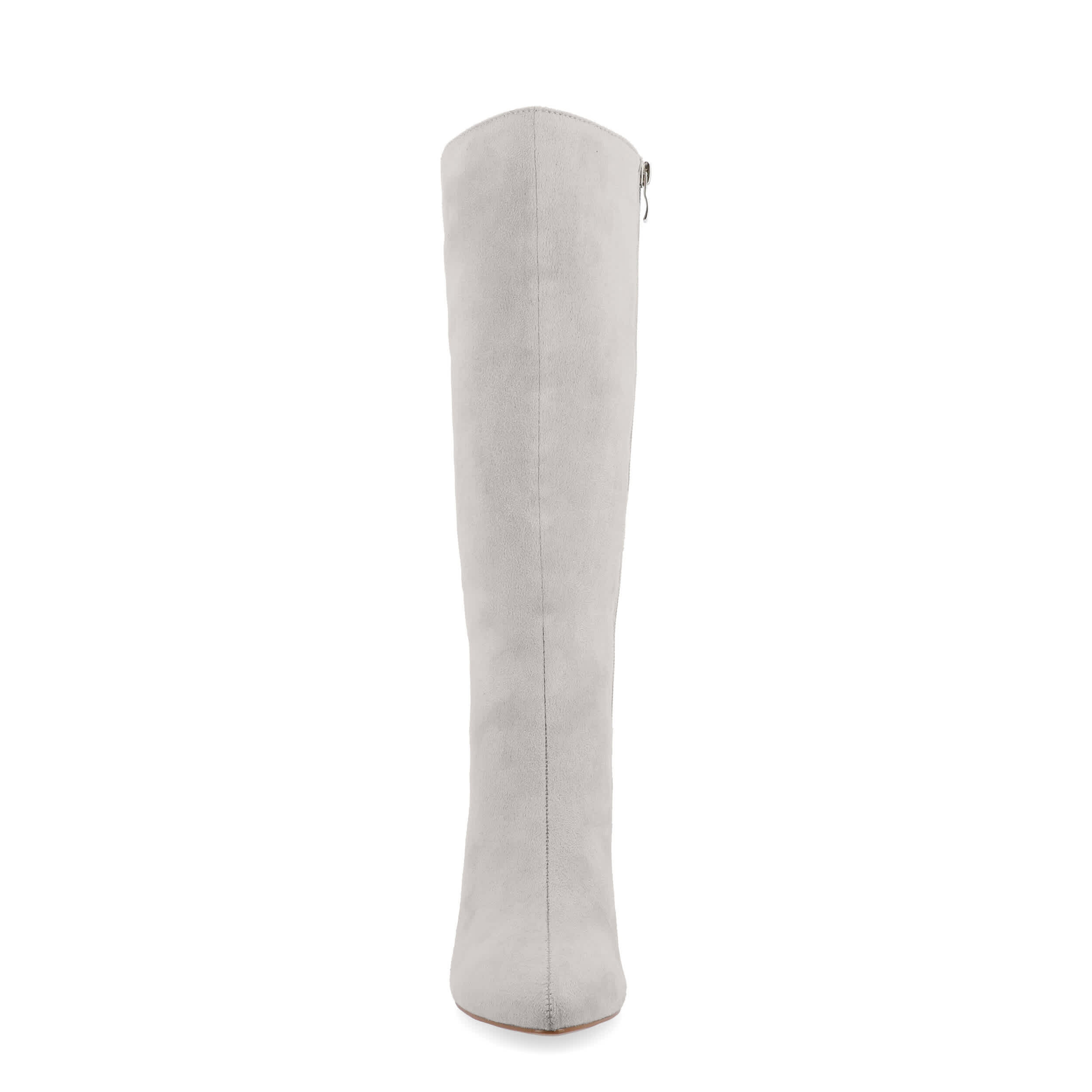 JOURNEE COLLECTION-WOMENS AMEYLIA WIDE CALF TALL BOOT-GREY & 