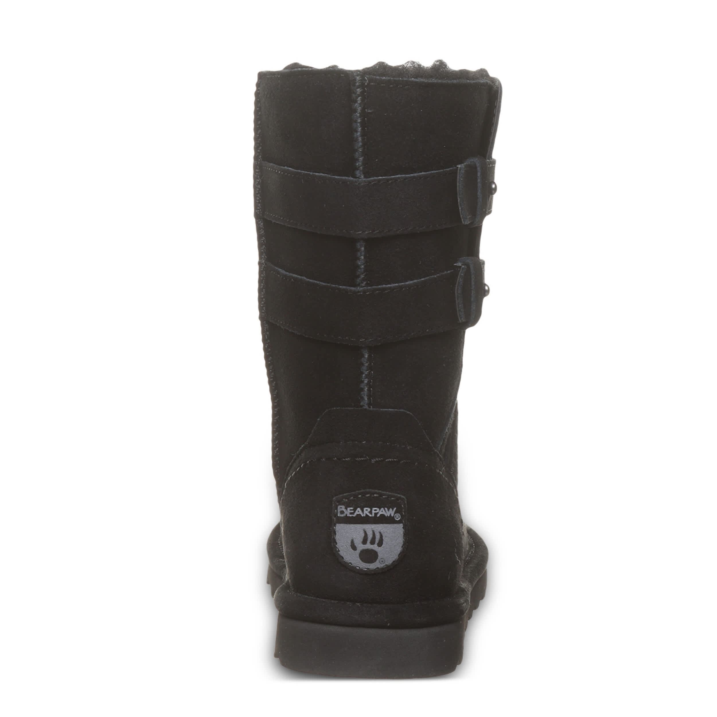 BEARPAW-WOMENS AURELIA FUR BOOT-BLACK & 
