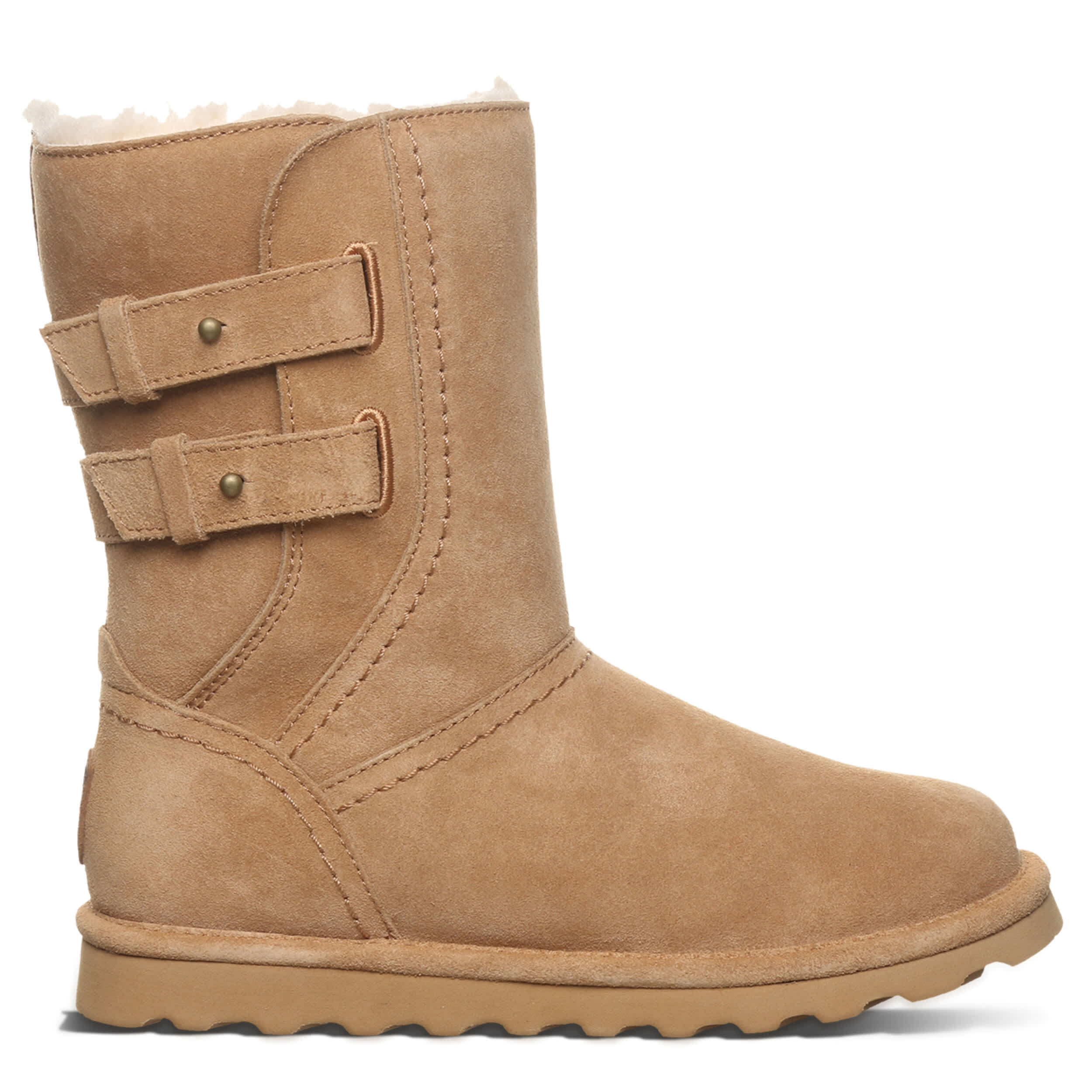 BEARPAW-WOMENS AURELIA FUR BOOT-COFFEE & 
