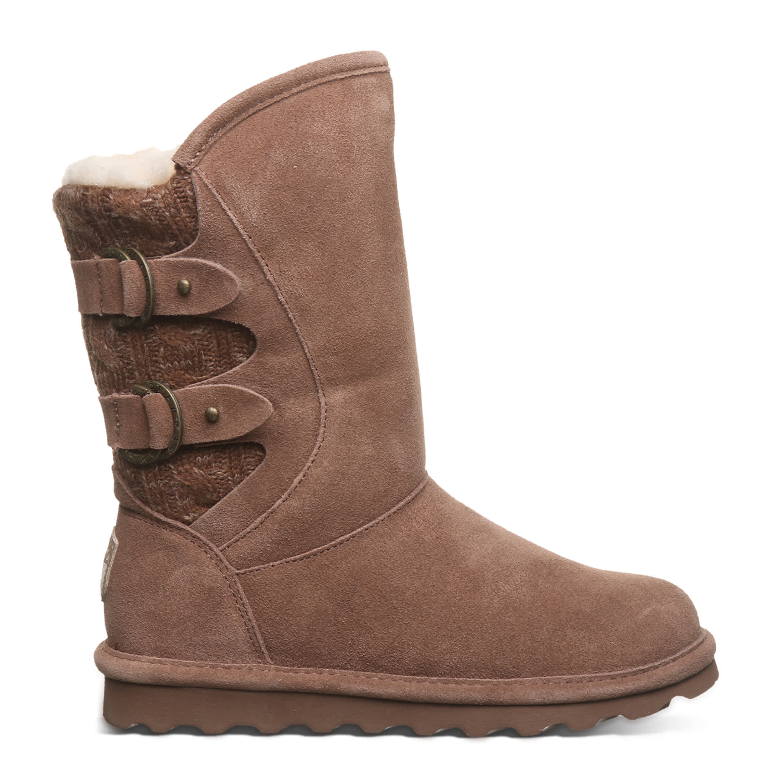 BEARPAW-WOMENS JENNI WATER RESISTANT BOOT-CHOCOLATE & 