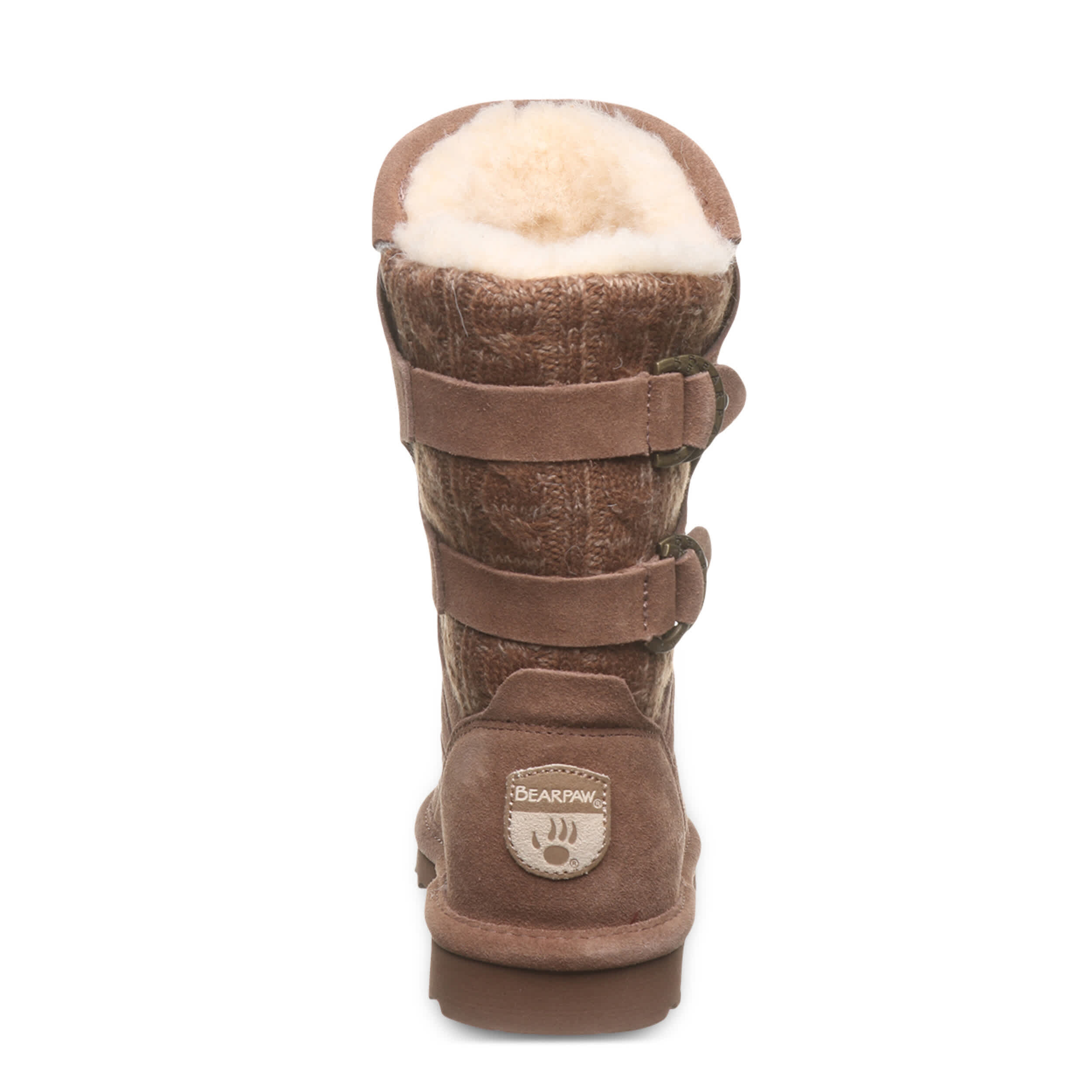 BEARPAW-WOMENS JENNI WATER RESISTANT BOOT-CHOCOLATE & 