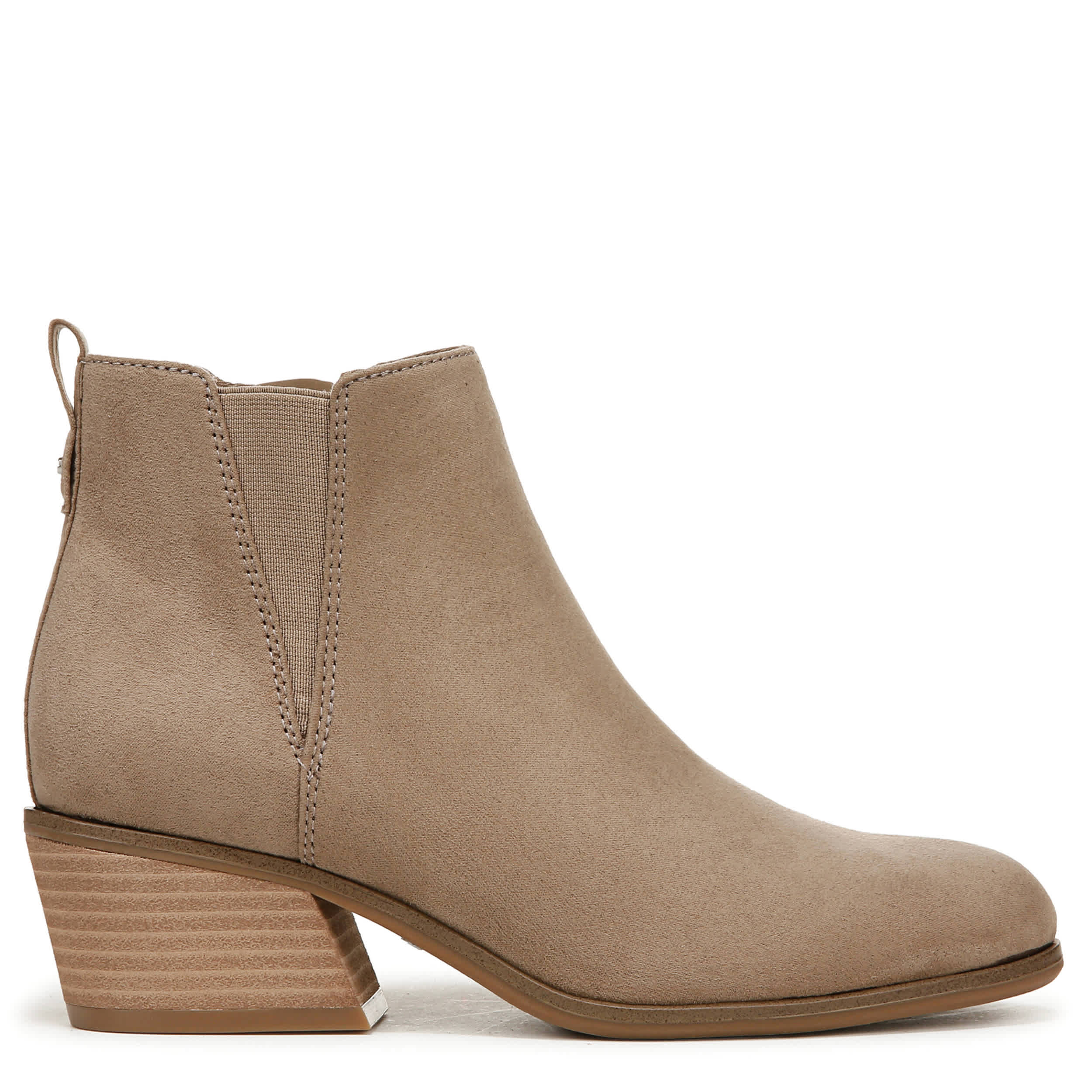 DR. SCHOLL'S-WOMENS LACEY BOOTIE-TAUPE & MOCHA