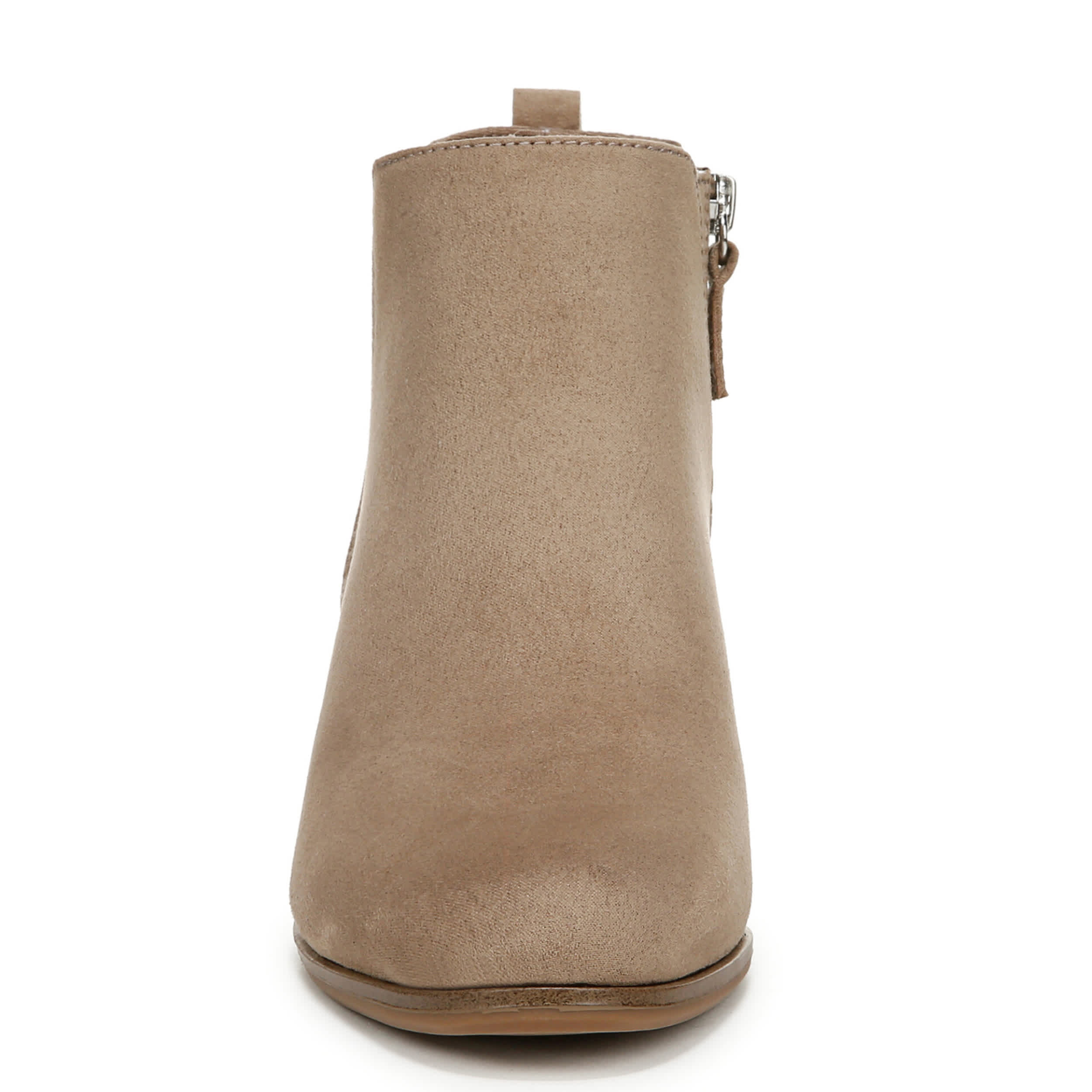 DR. SCHOLL'S-WOMENS LACEY BOOTIE-TAUPE & MOCHA