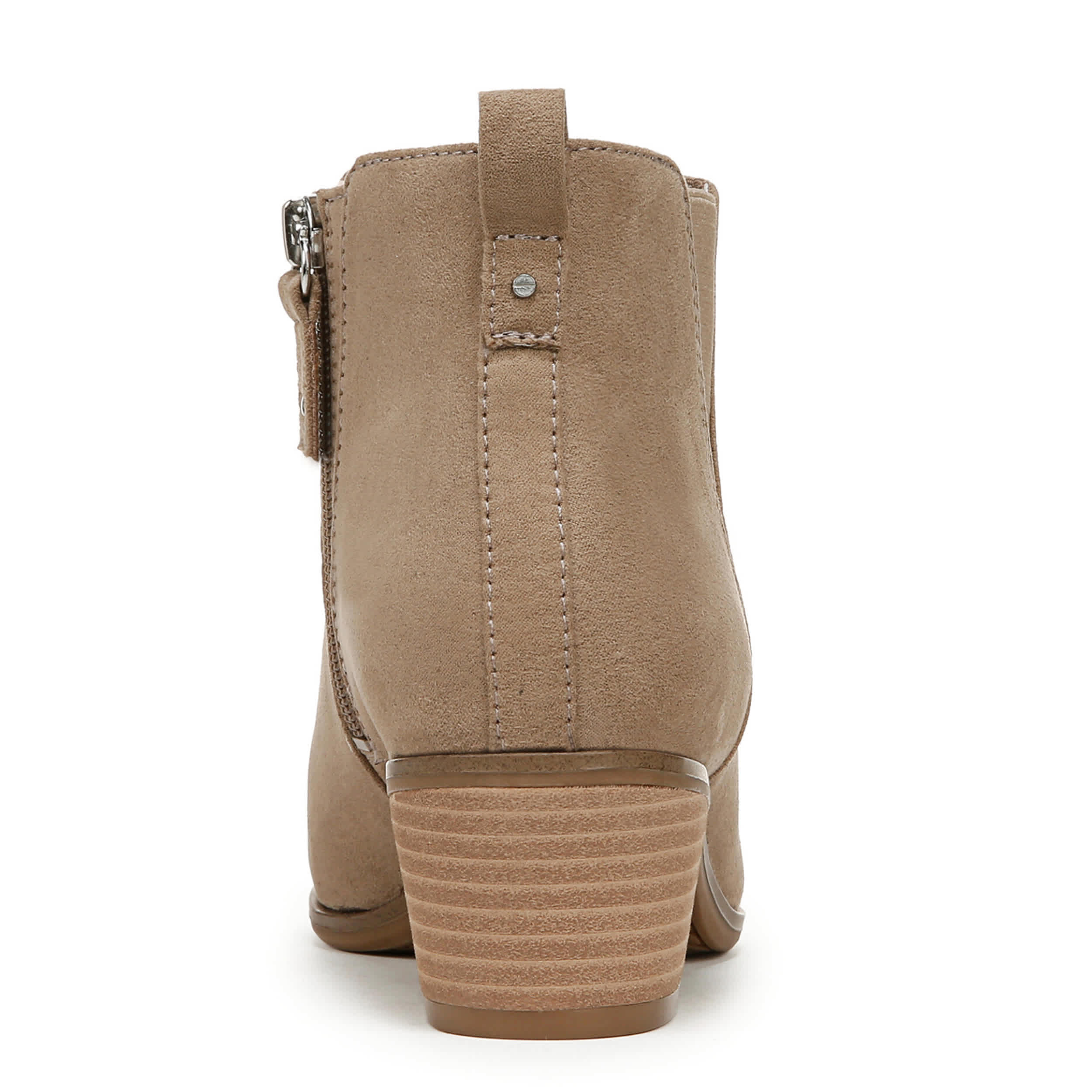 DR. SCHOLL'S-WOMENS LACEY BOOTIE-TAUPE & MOCHA