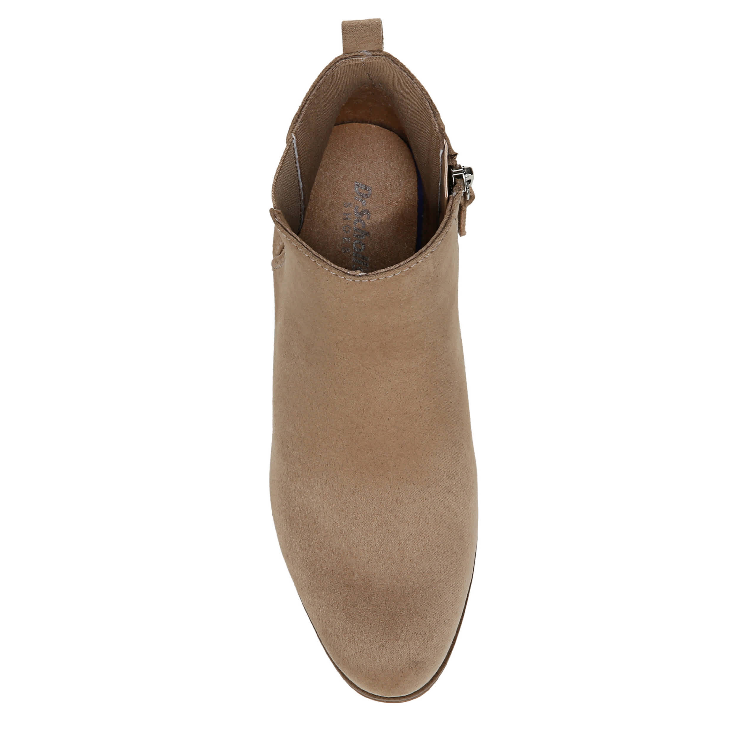 DR. SCHOLL'S-WOMENS LACEY BOOTIE-TAUPE & MOCHA