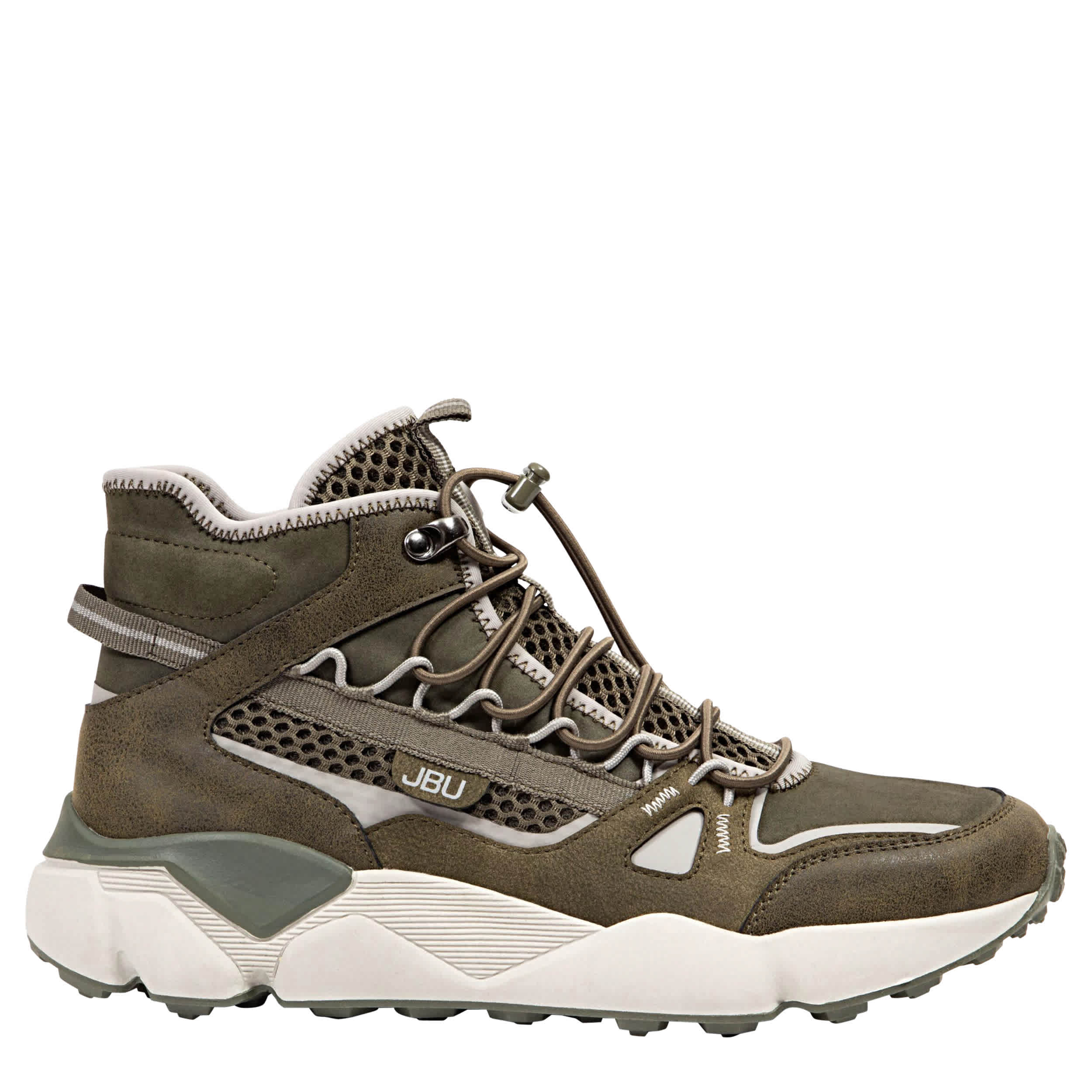 JBU-WOMENS GRIPPER WATER RESISTANT BOOT-OLIVE & GREY