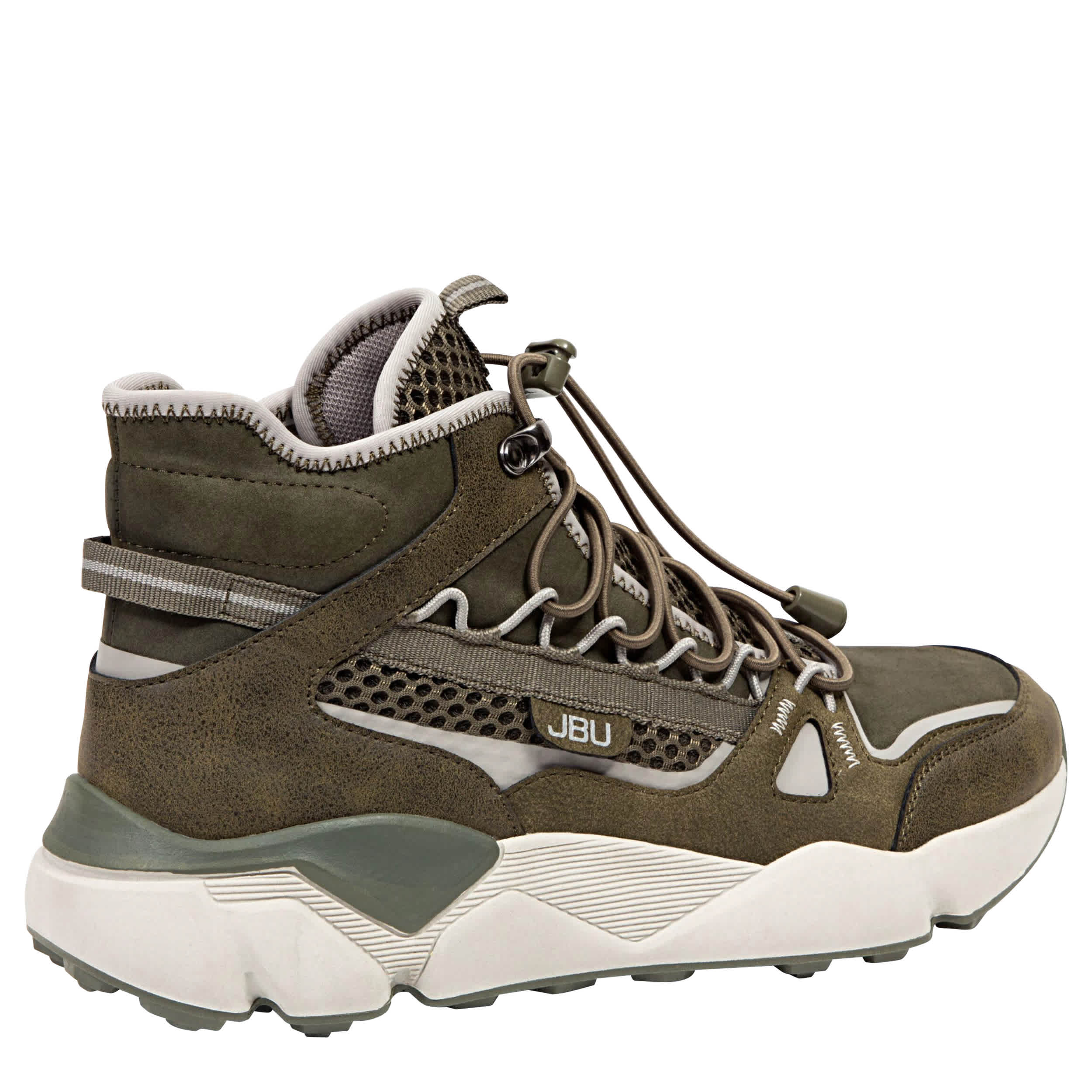 JBU-WOMENS GRIPPER WATER RESISTANT BOOT-OLIVE & GREY