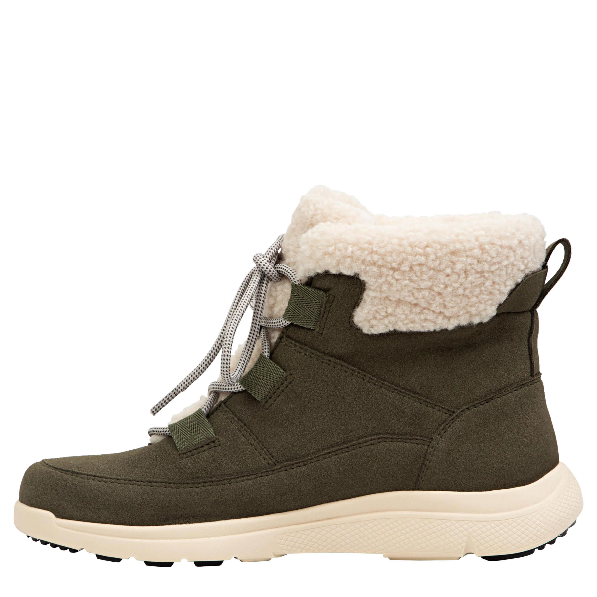 JBU-WOMENS FREEZE LACE UP BOOTIE-OLIVE & 