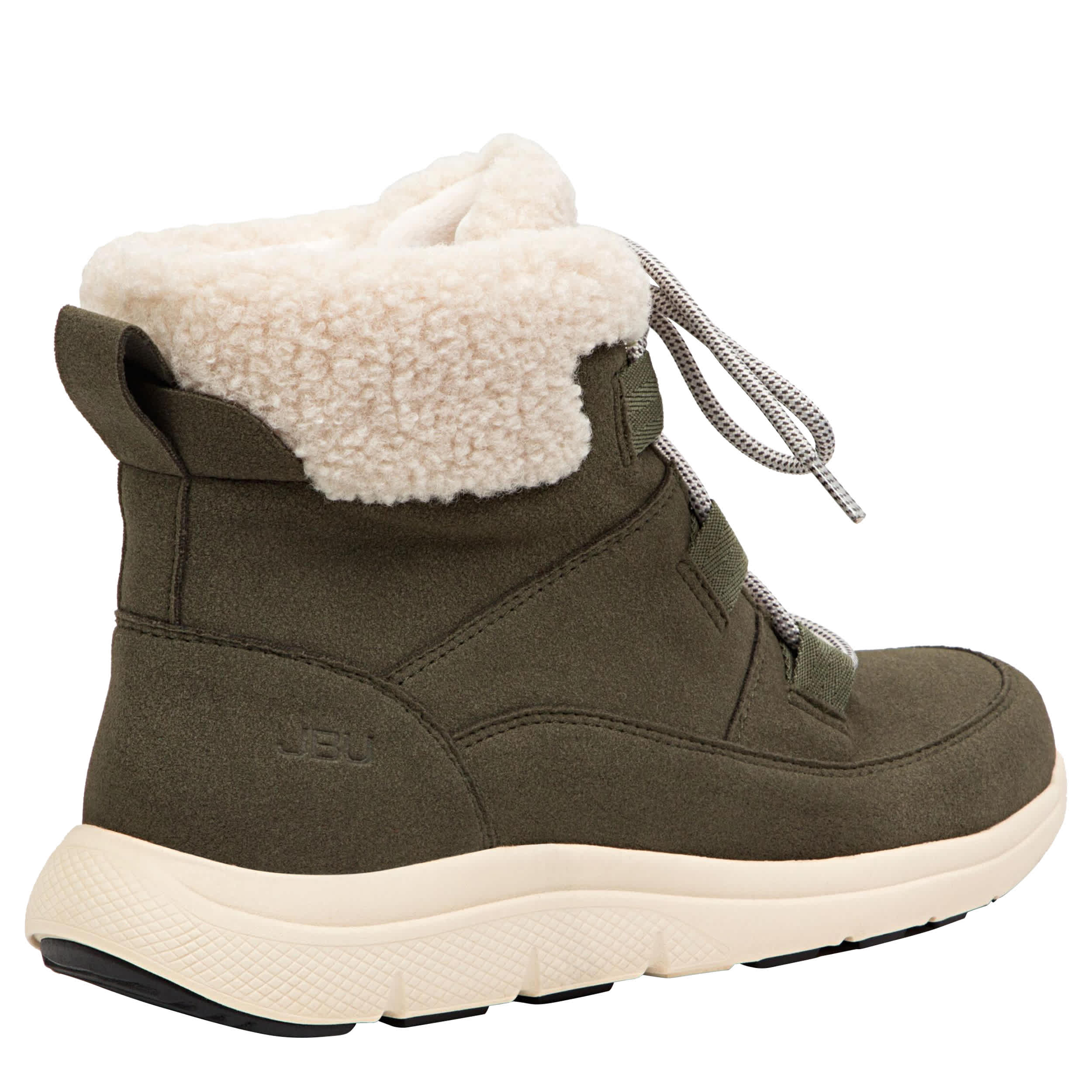 JBU-WOMENS FREEZE LACE UP BOOTIE-OLIVE & 
