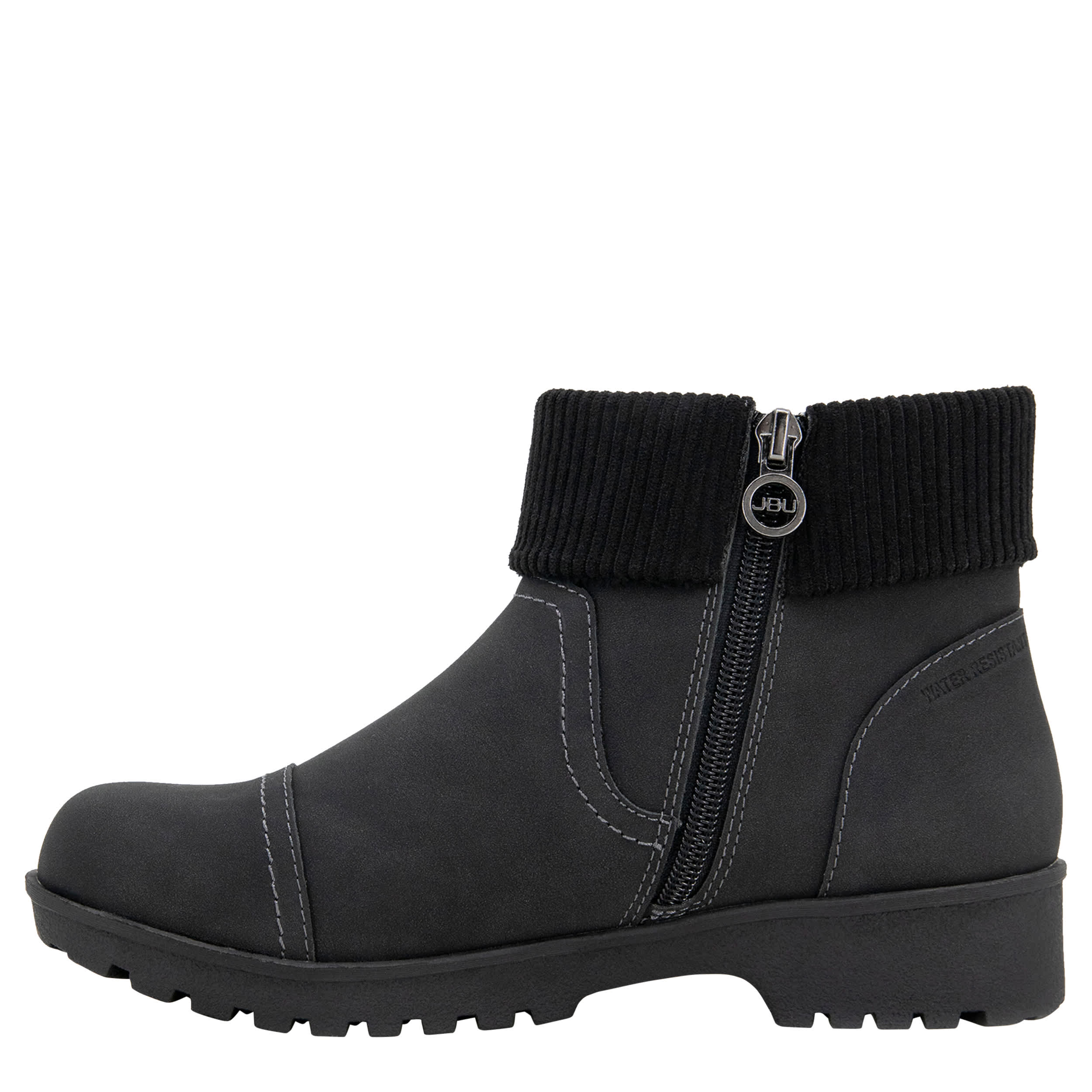 JBU-WOMENS KARISSA ENCORE WATER RESISTANT BOOTIE-BLACK & 