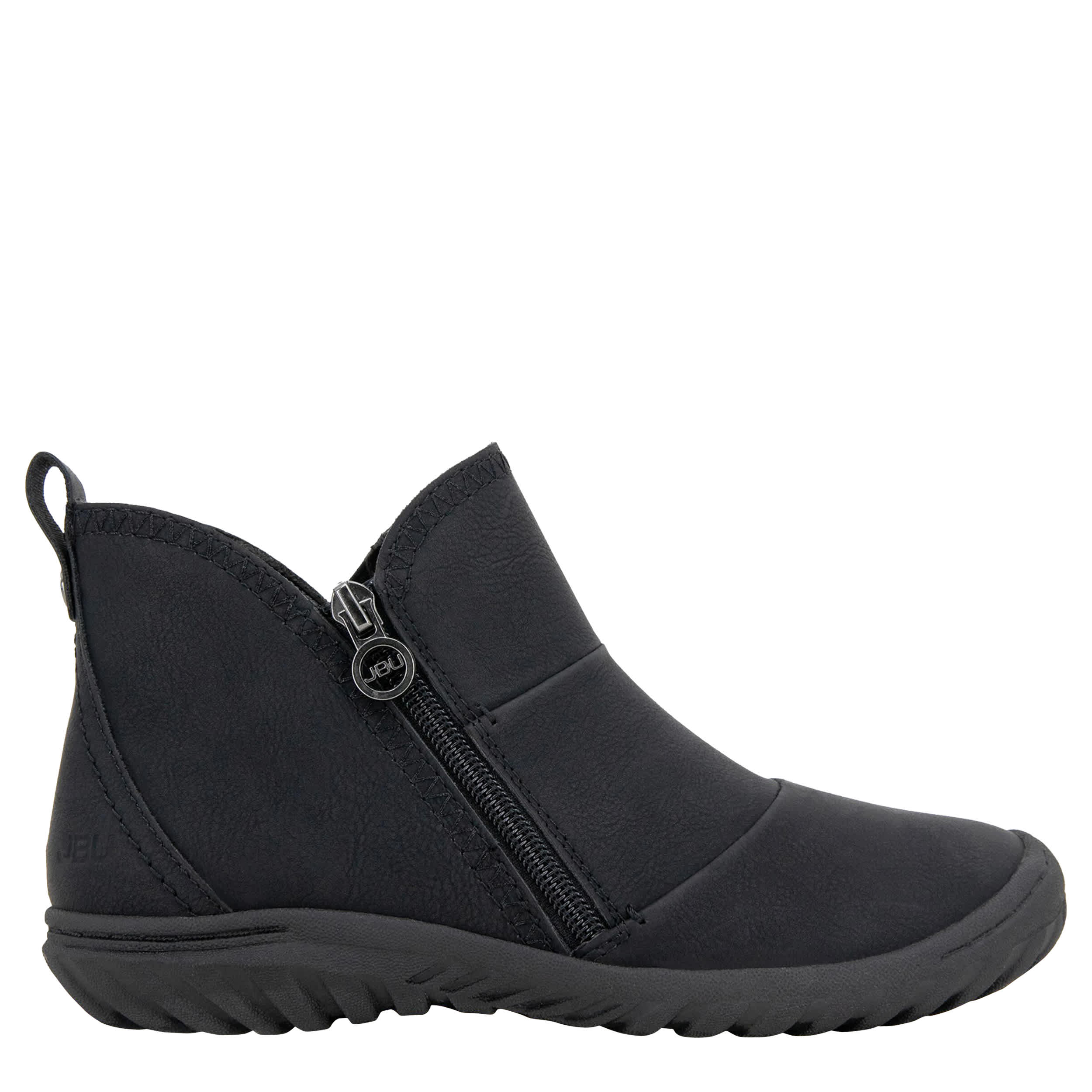 JBU-WOMENS PIPER WATER RESISTANT BOOTIE-BLACK & 