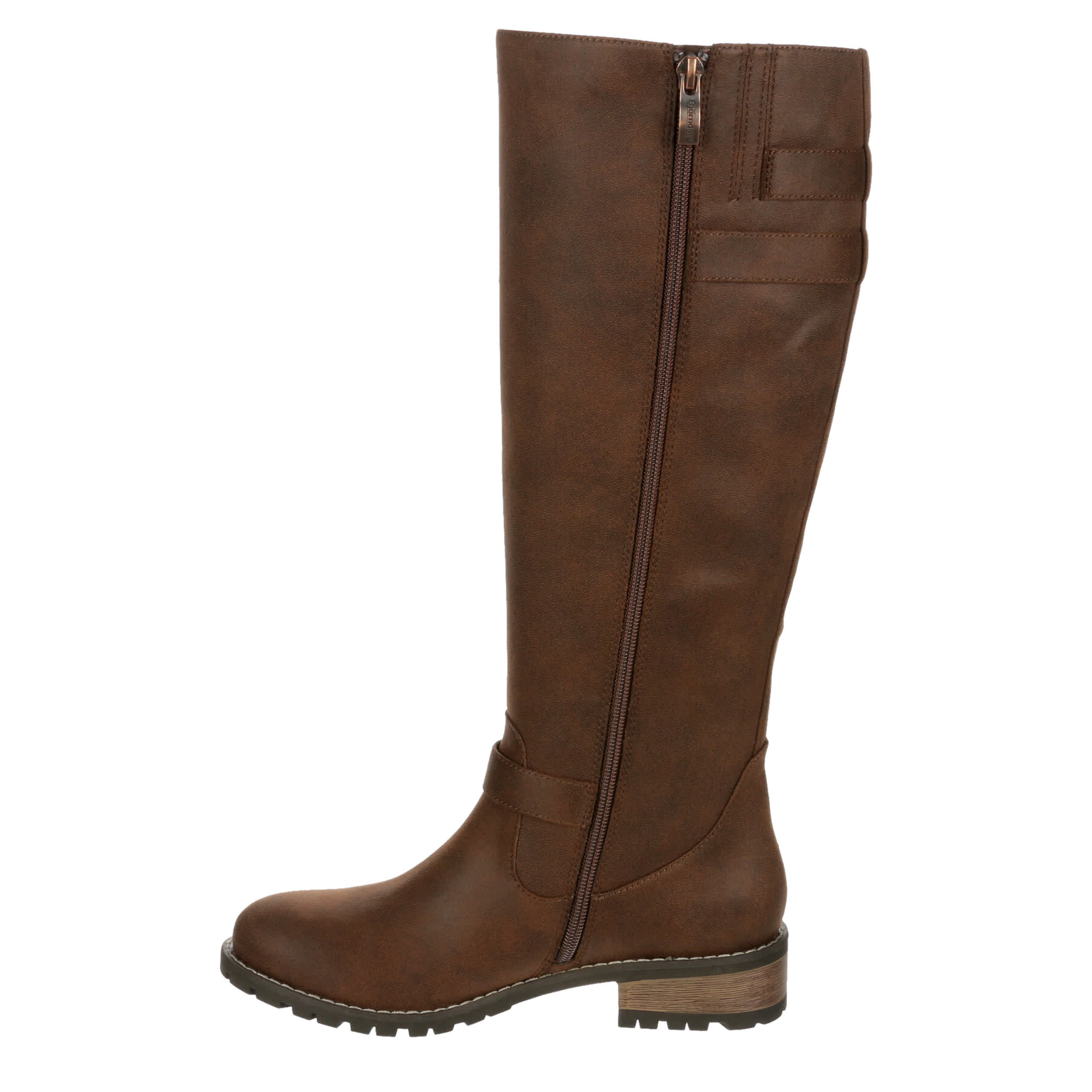 BJORNDAL WOMENS CASSIE WIDE CALF TALL BOOT - BROWN