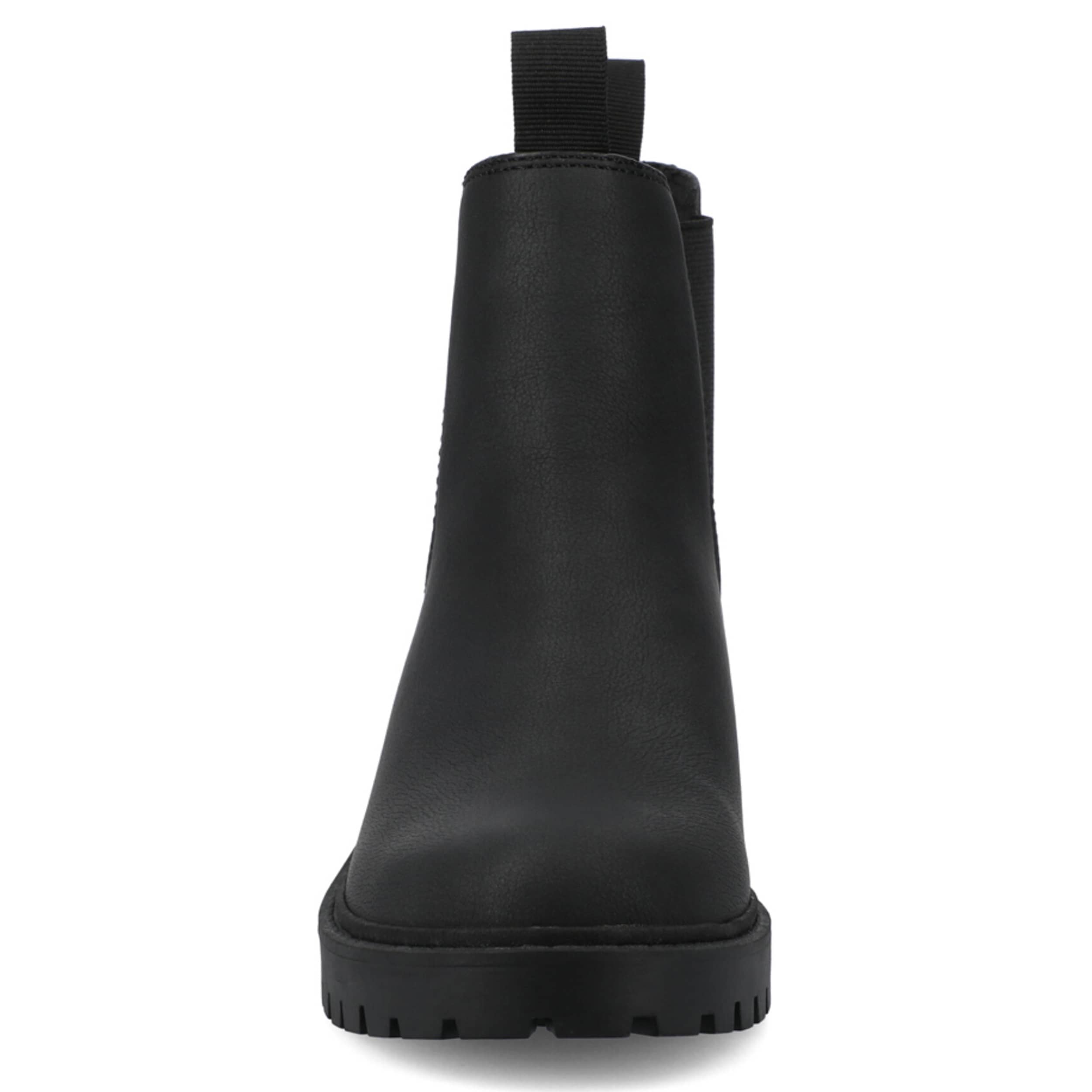 JOURNEE COLLECTION-WOMENS BLANCHE CHELSEA BOOT-BLACK & 
