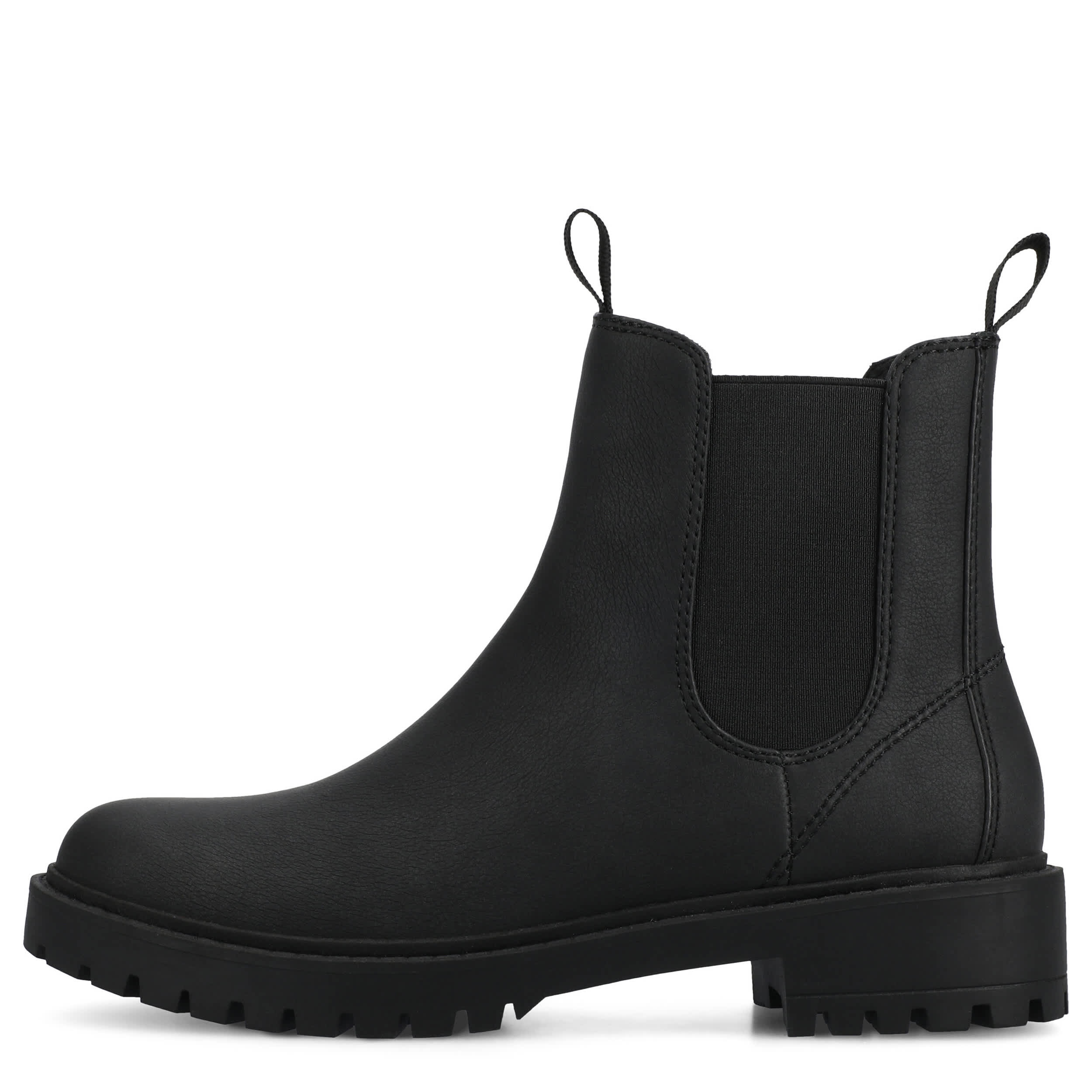 JOURNEE COLLECTION-WOMENS BLANCHE CHELSEA BOOT-BLACK & 