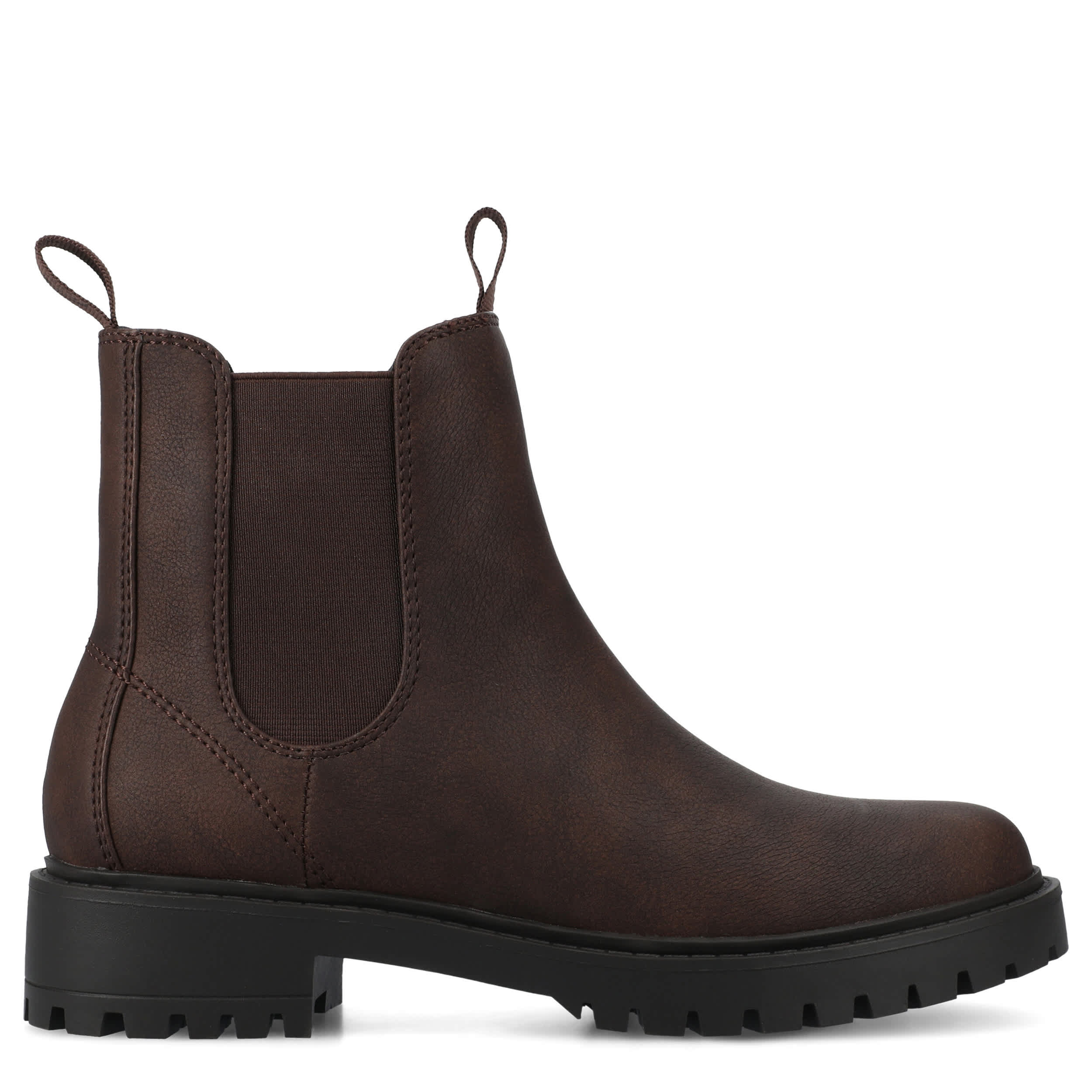 JOURNEE COLLECTION-WOMENS BLANCHE CHELSEA BOOT-CHOCOLATE & 