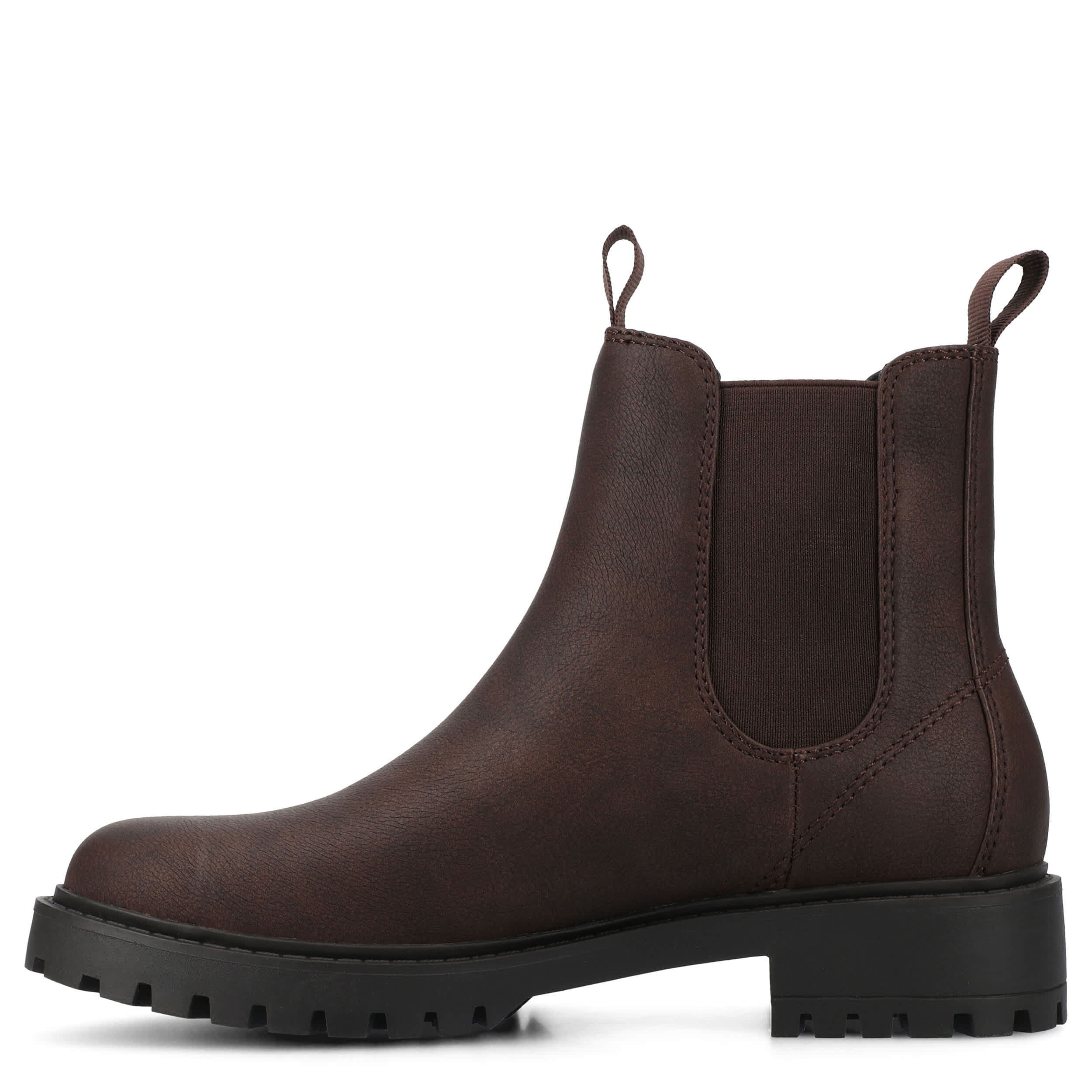 JOURNEE COLLECTION-WOMENS BLANCHE CHELSEA BOOT-CHOCOLATE & 