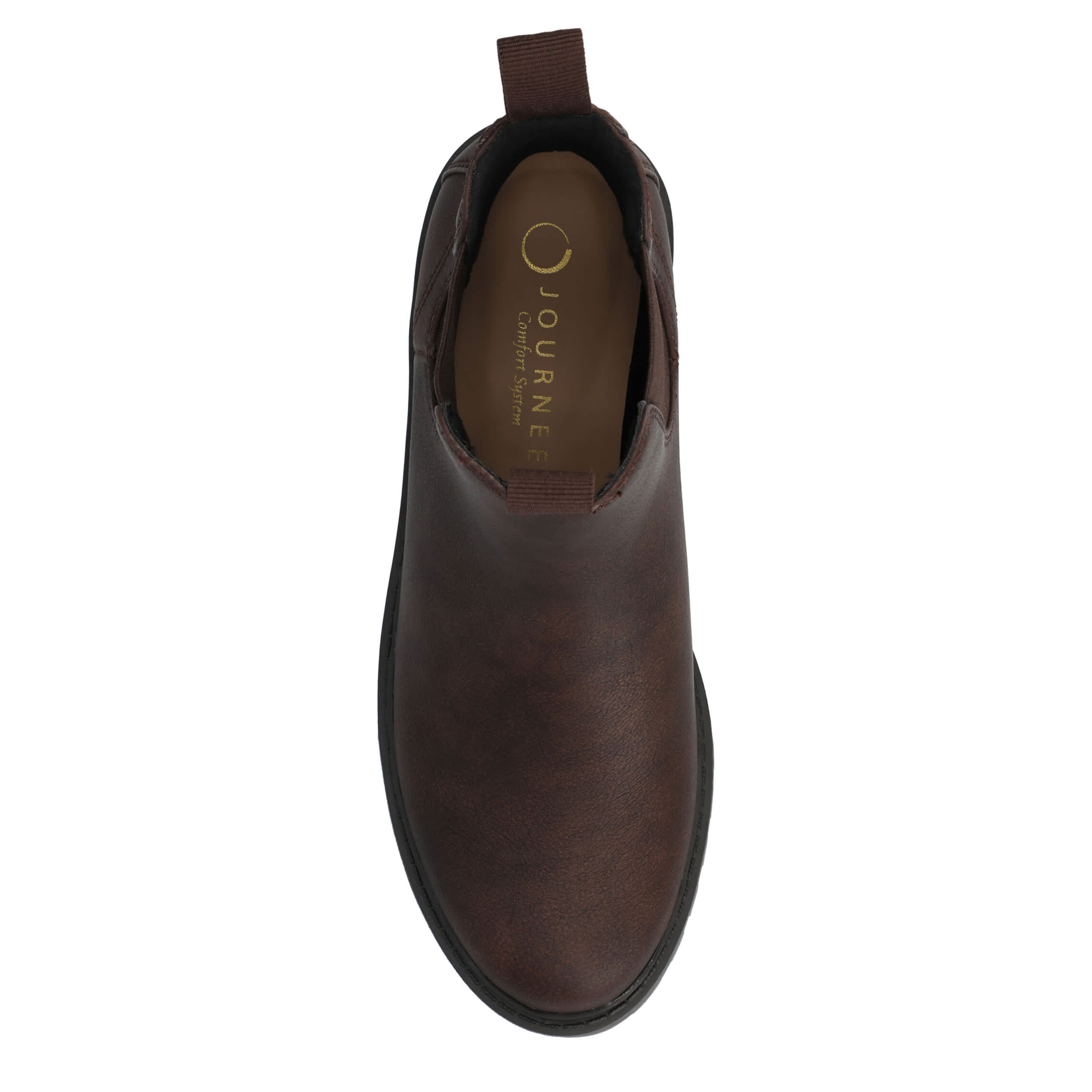 JOURNEE COLLECTION-WOMENS BLANCHE CHELSEA BOOT-CHOCOLATE & 