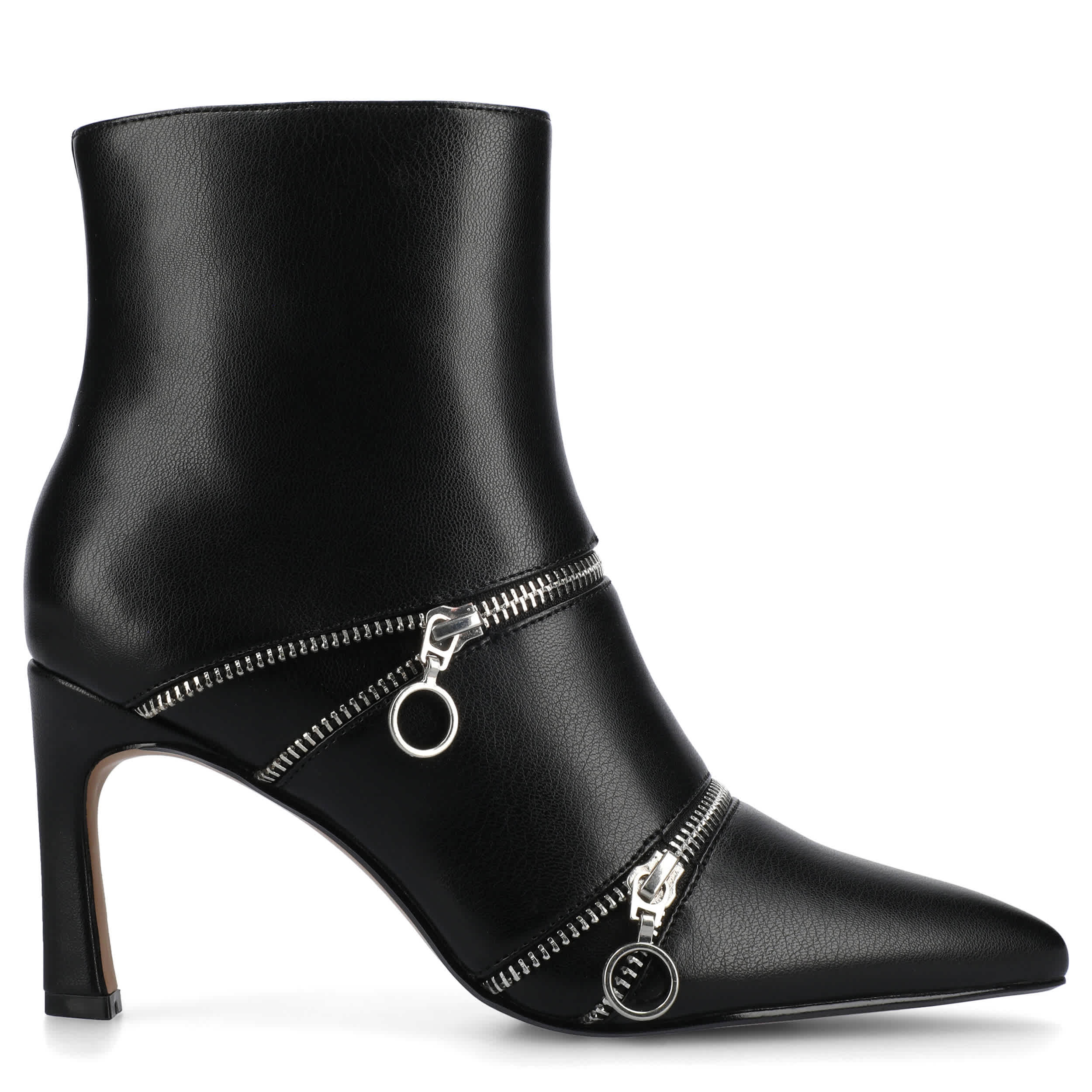 JOURNEE COLLECTION-WOMENS CATOA ANKLE BOOT-BLACK & 