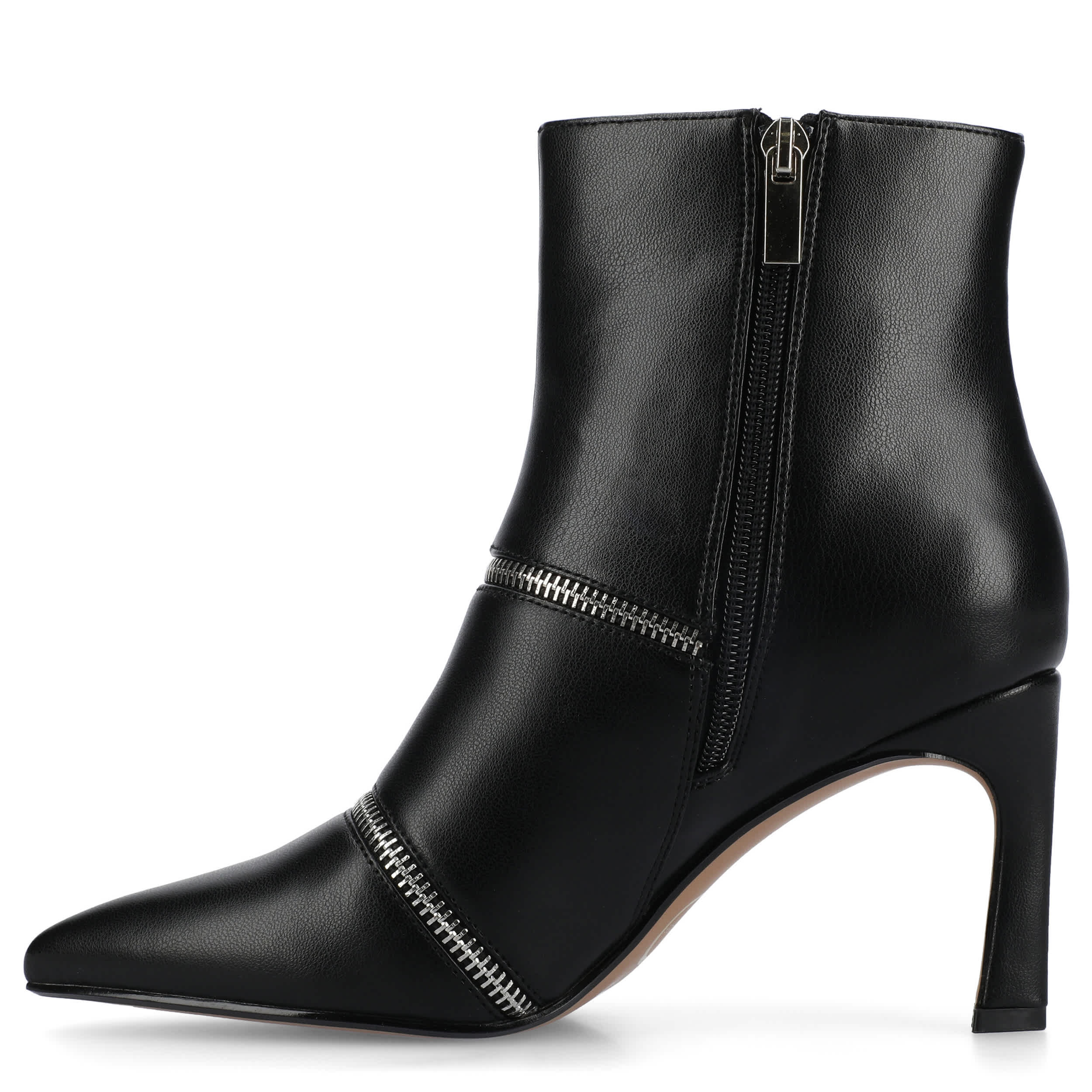 JOURNEE COLLECTION-WOMENS CATOA ANKLE BOOT-BLACK & 