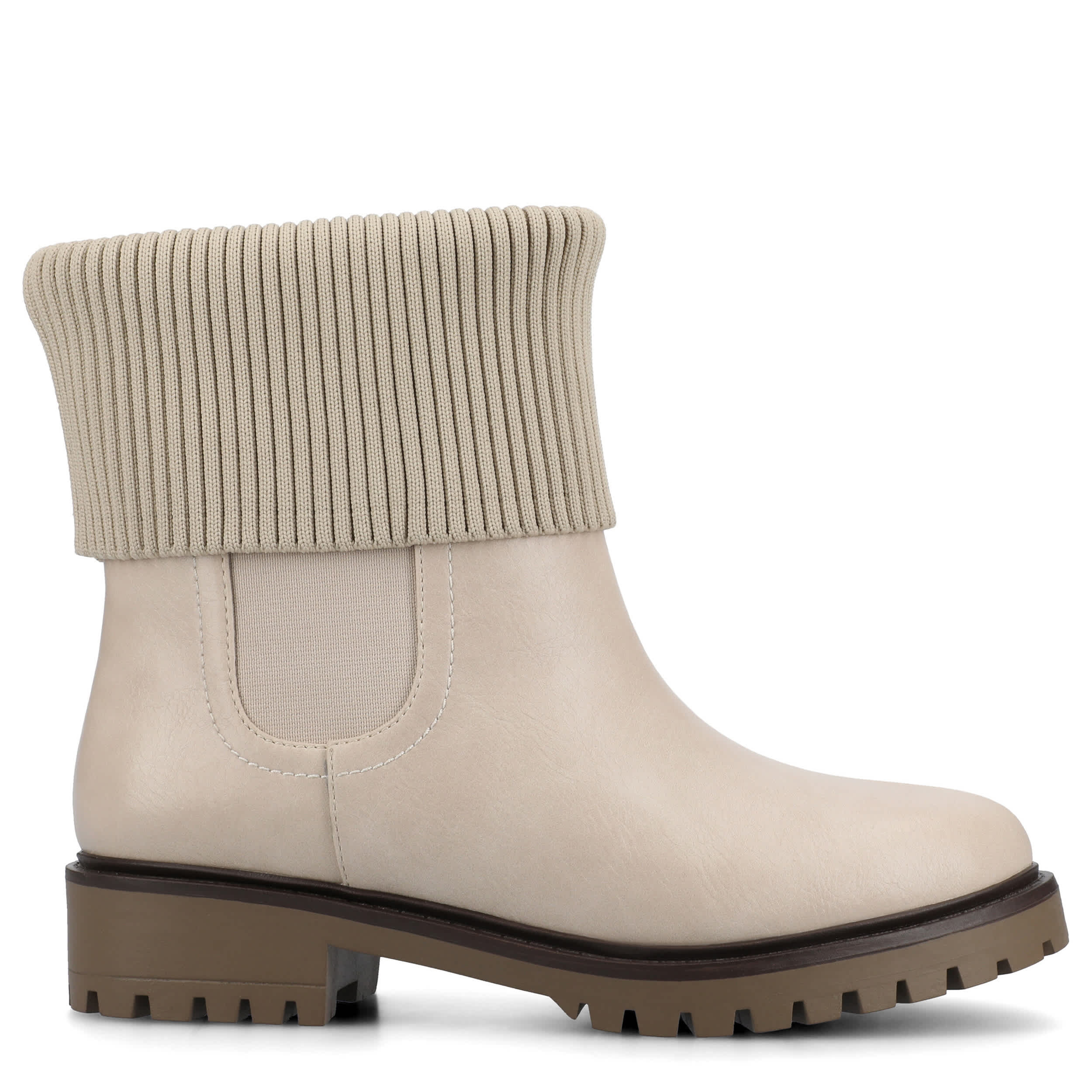 JOURNEE COLLECTION-WOMENS ISABEAU BOOT-BONE & 
