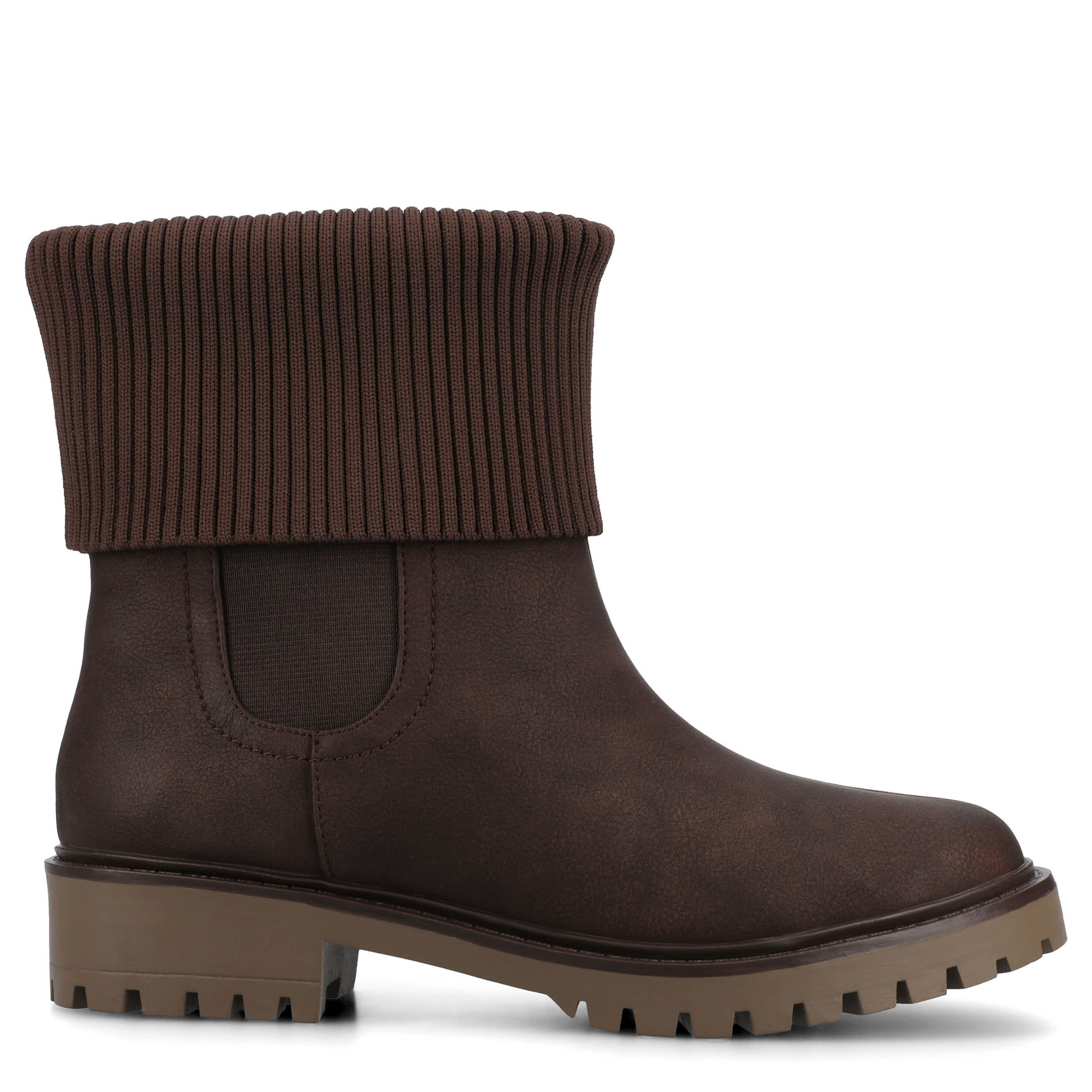 JOURNEE COLLECTION-WOMENS ISABEAU BOOT-BROWN & 