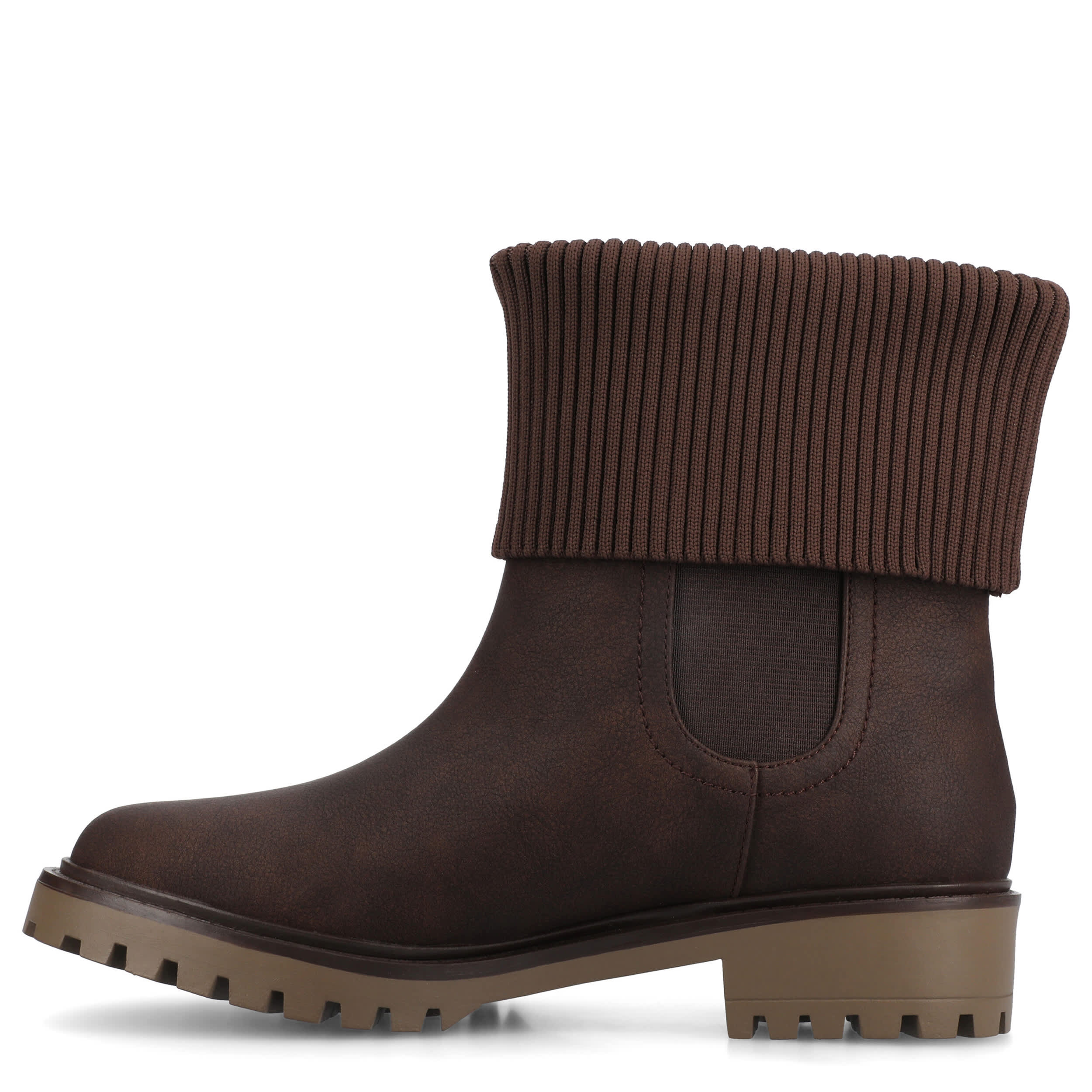 JOURNEE COLLECTION-WOMENS ISABEAU BOOT-BROWN & 