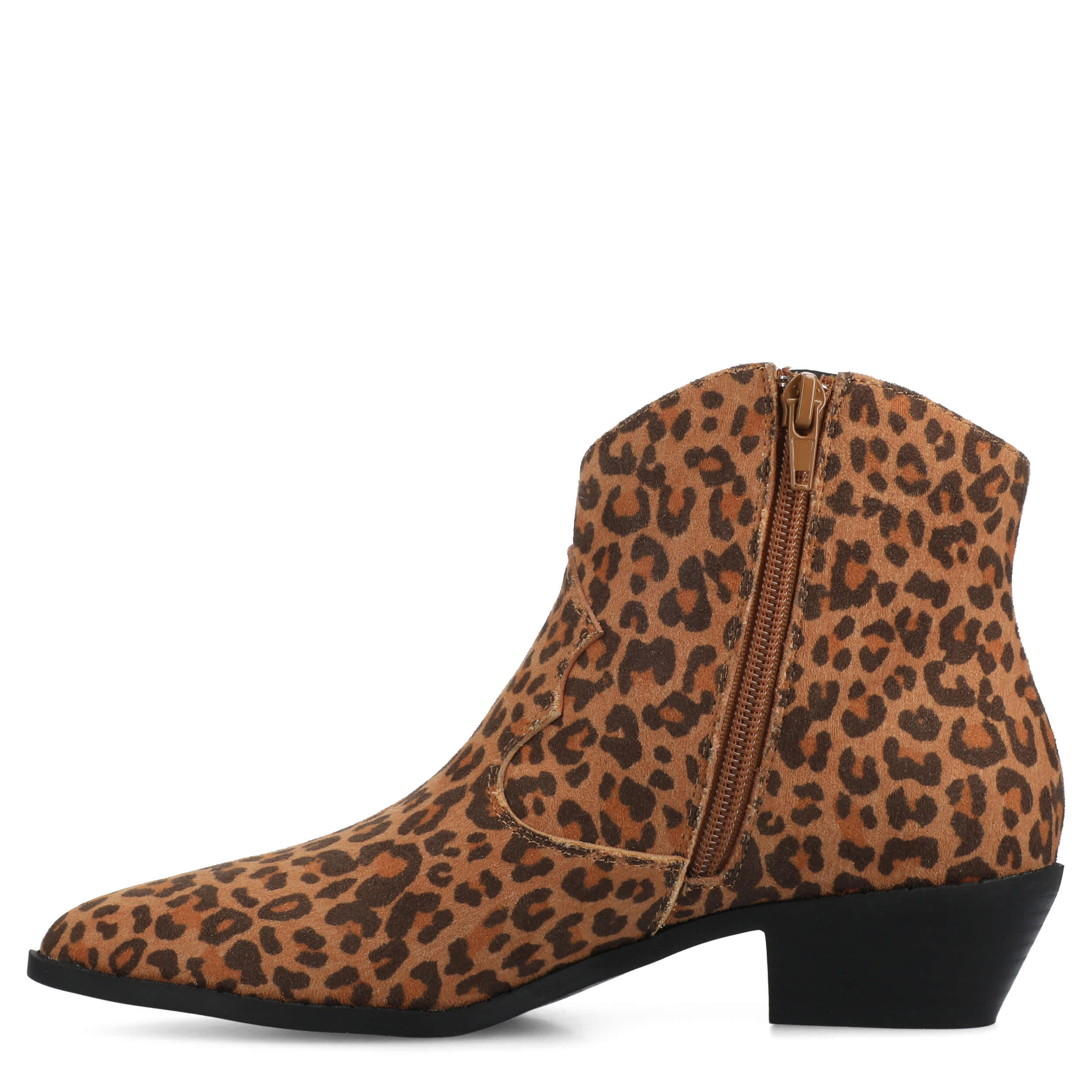 JOURNEE COLLECTION-WOMENS TALIAH WESTERN BOOT-LEOPARD & 
