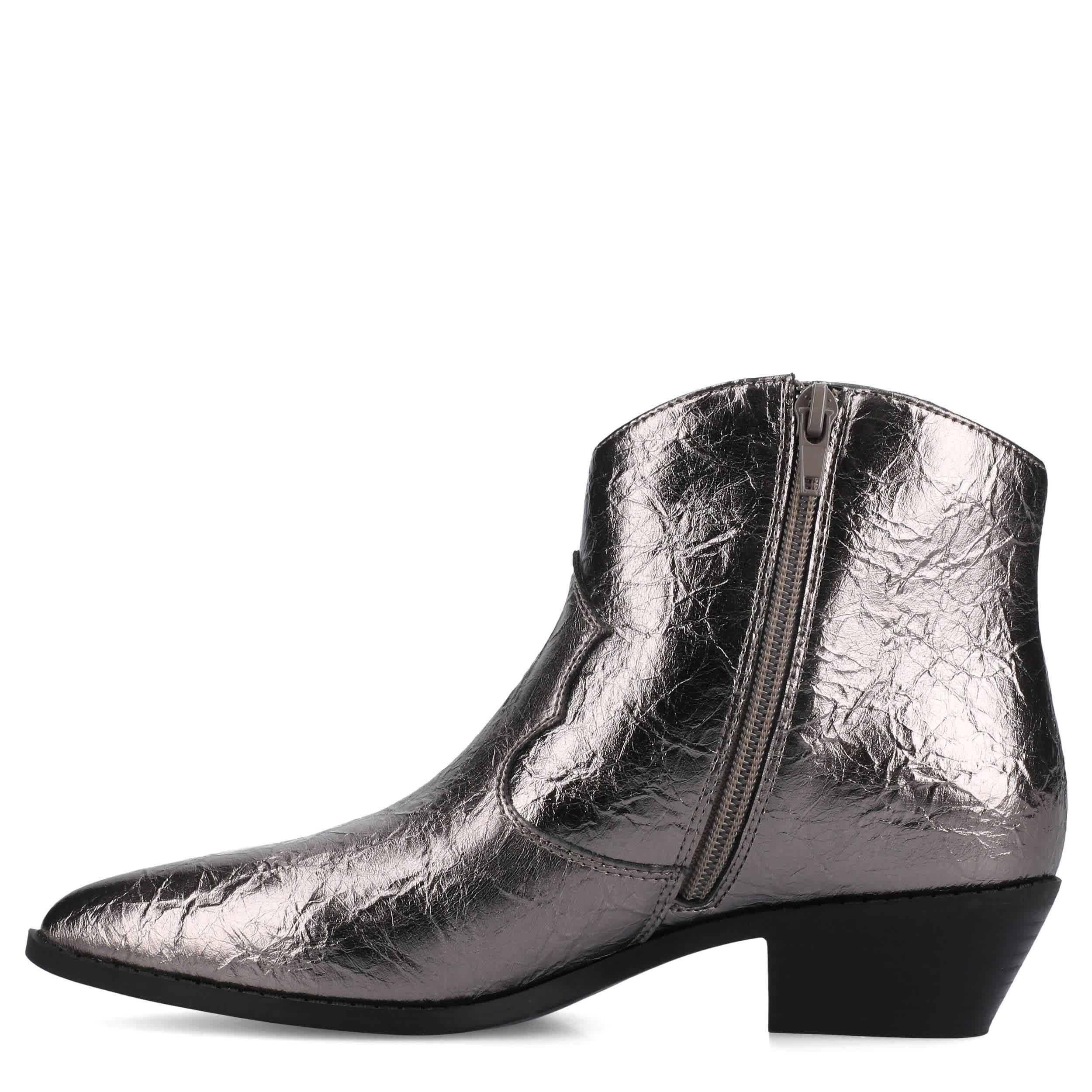 JOURNEE COLLECTION-WOMENS TALIAH WESTERN BOOT-PEWTER & 