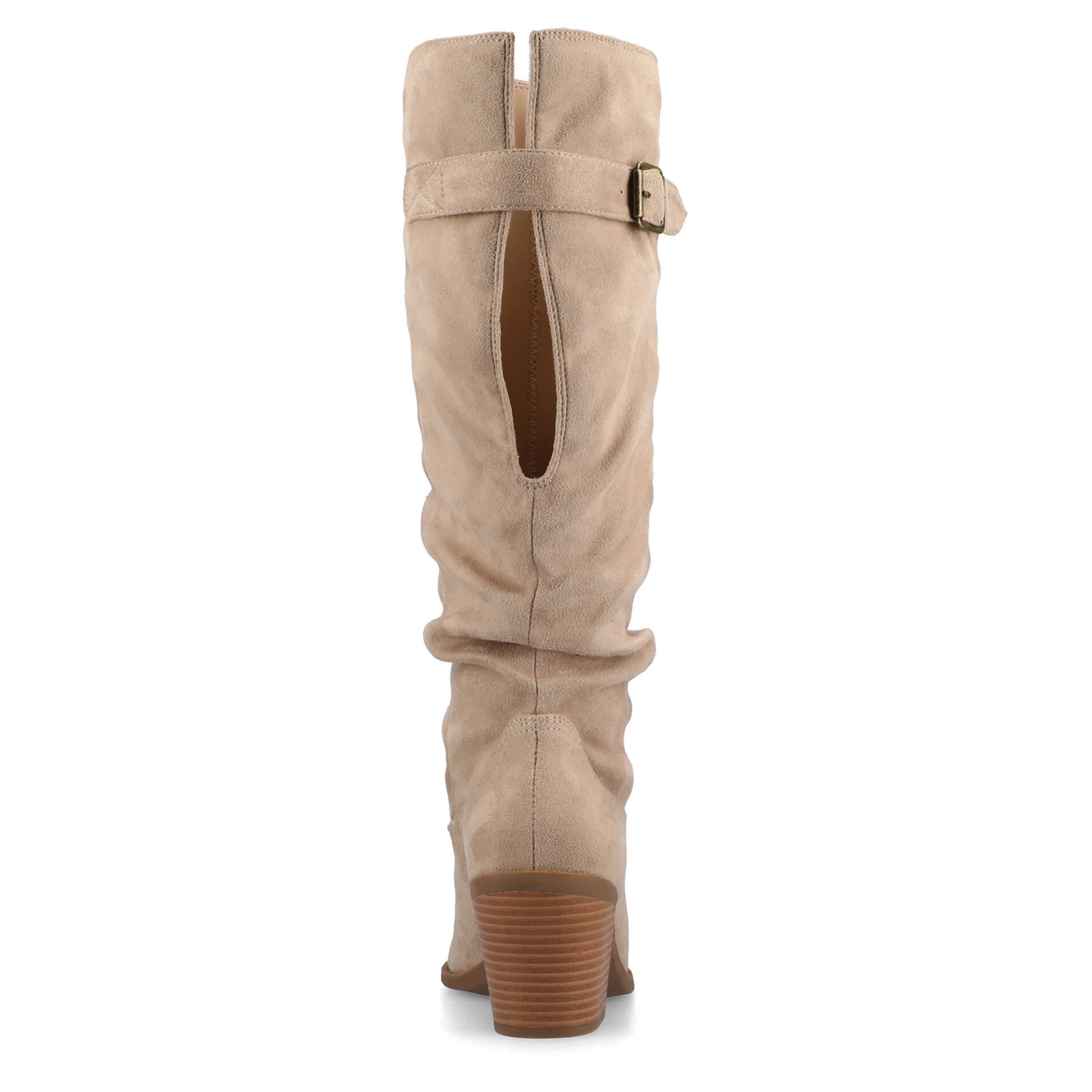 JOURNEE COLLECTION-WOMENS KALEAH TALL BOOT-TAUPE & 