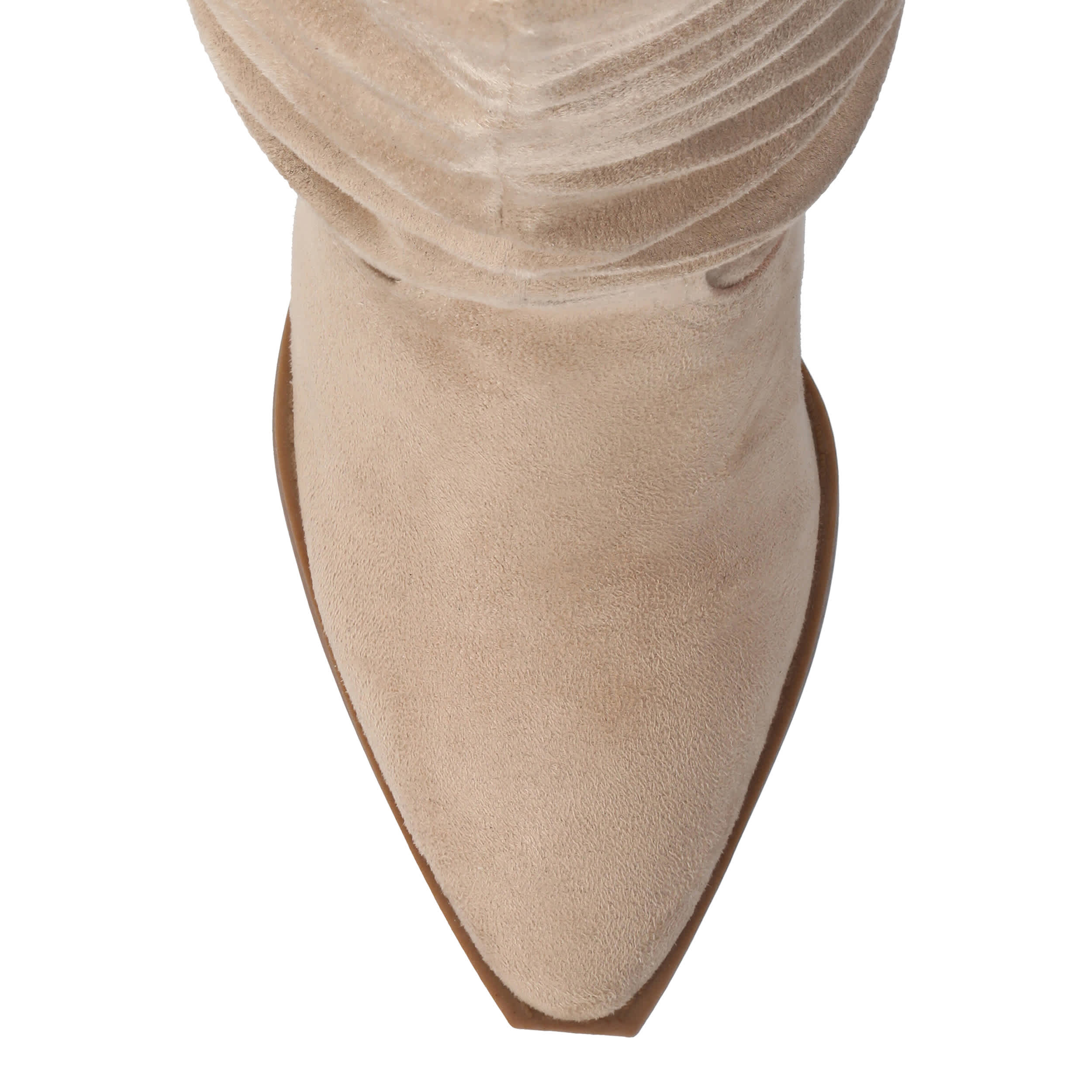JOURNEE COLLECTION-WOMENS KALEAH TALL BOOT-TAUPE & 