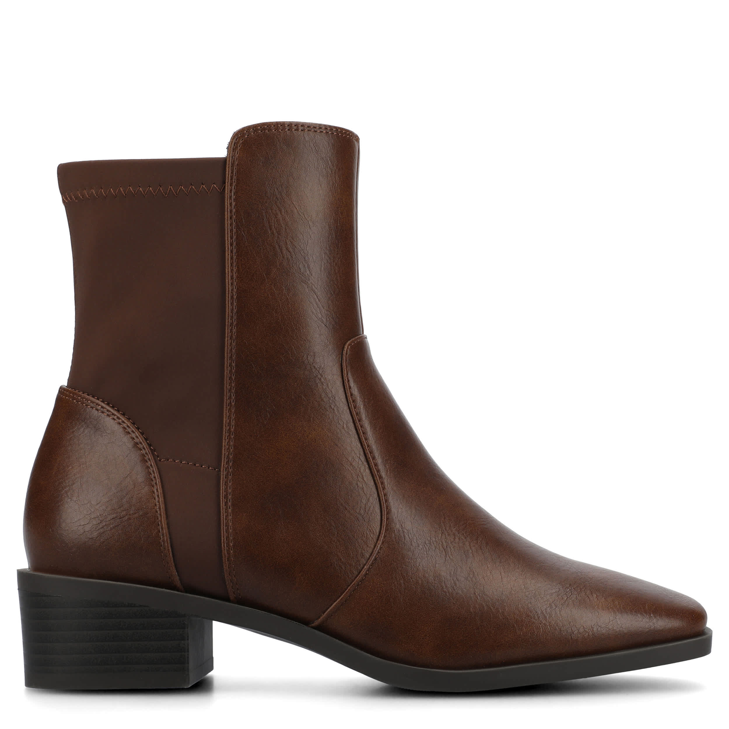 JOURNEE COLLECTION-WOMENS RENNA BOOTIE-CHOCOLATE & 