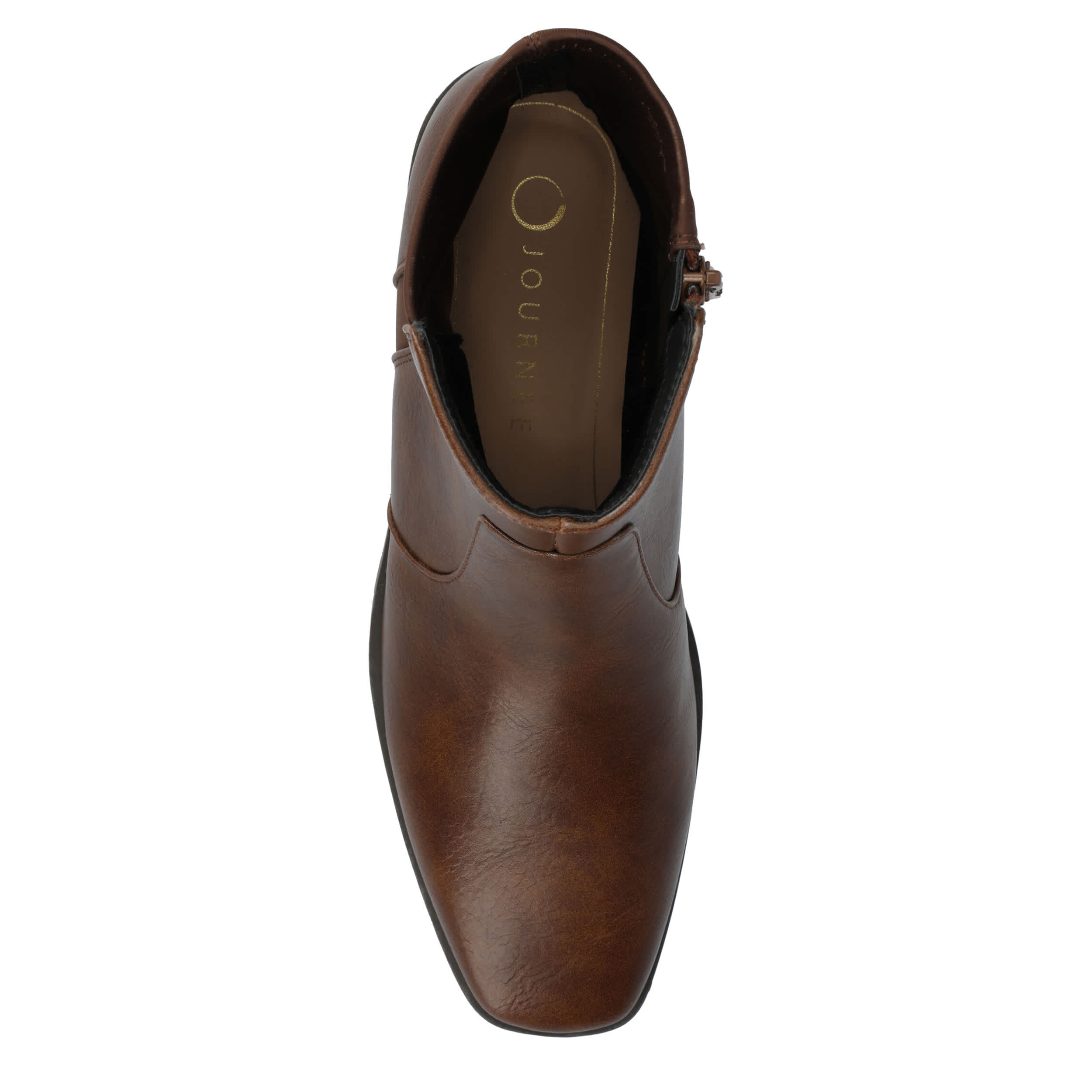 JOURNEE COLLECTION-WOMENS RENNA BOOTIE-CHOCOLATE & 