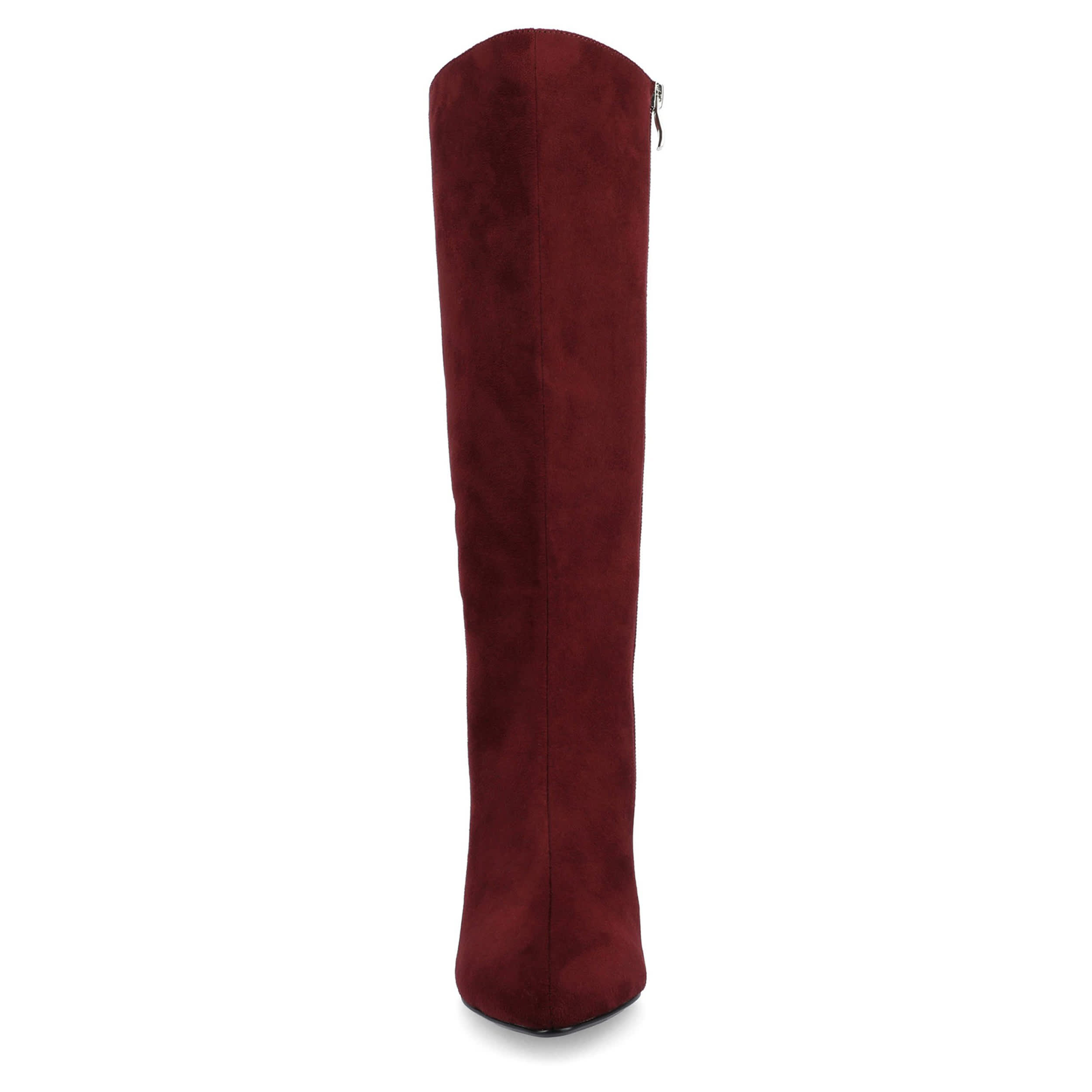 JOURNEE COLLECTION-WOMENS AMEYLIA TALL BOOT-DARK RED & 