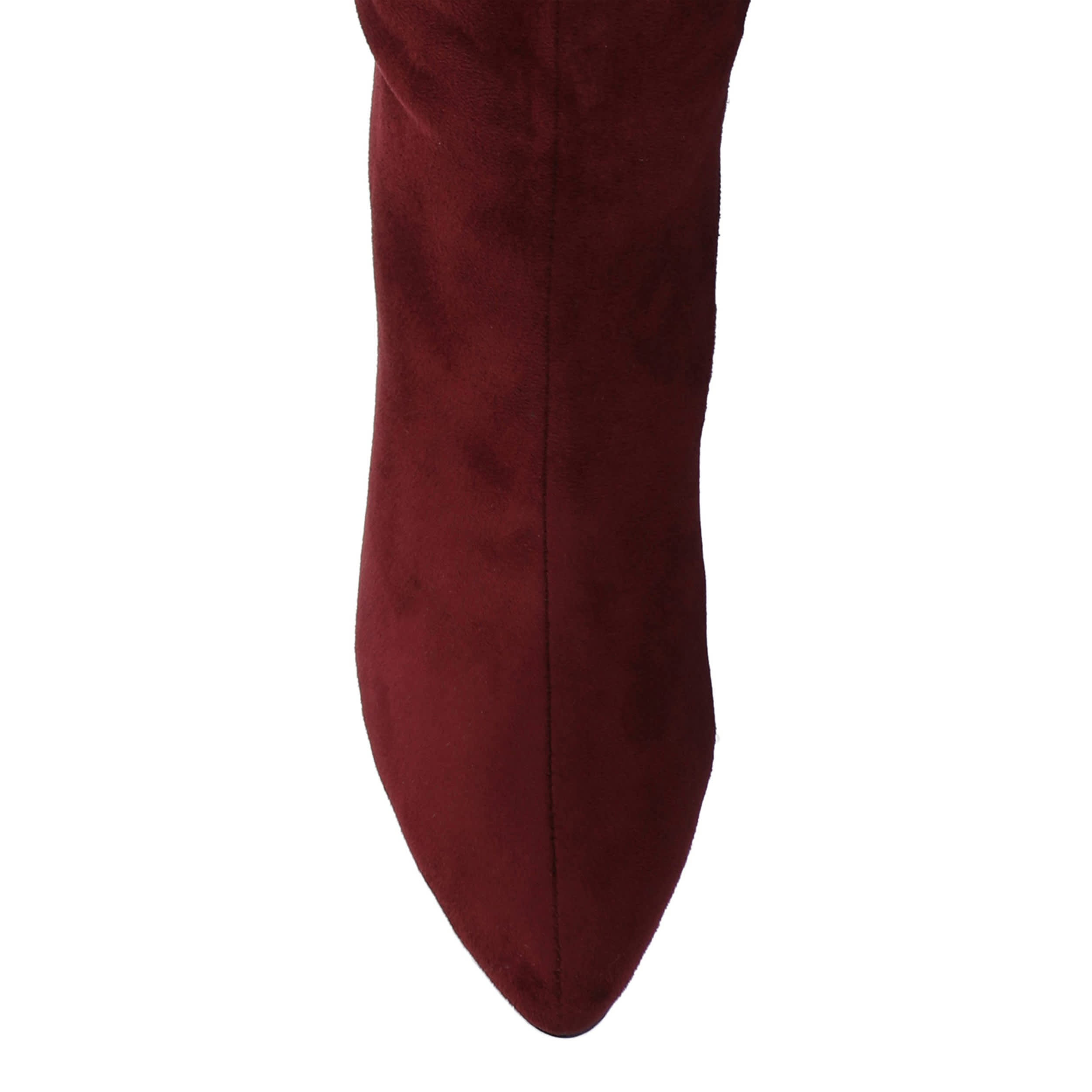 JOURNEE COLLECTION-WOMENS AMEYLIA TALL BOOT-DARK RED & 