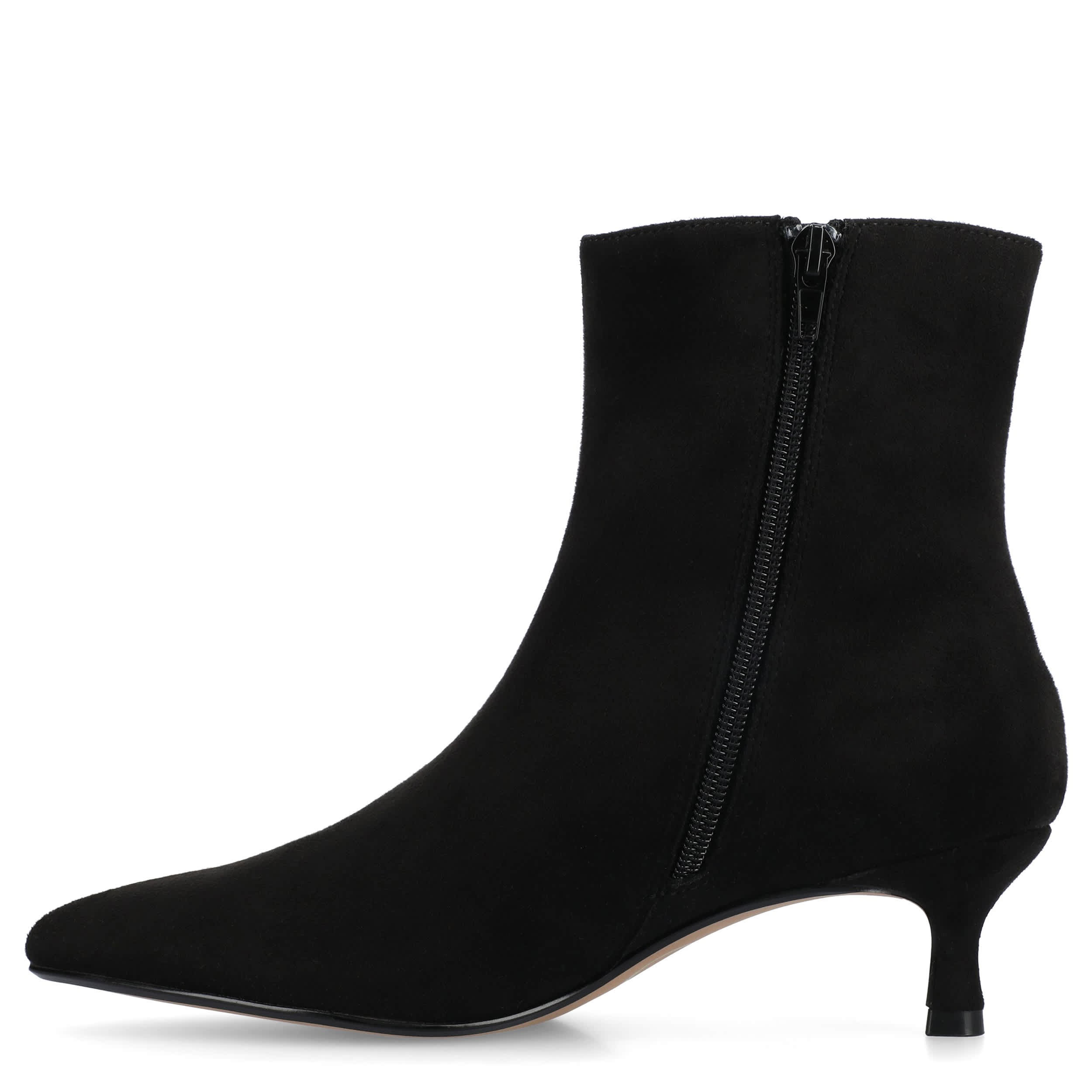 JOURNEE COLLECTION-WOMENS ARELY BOOTIE-BLACK & 