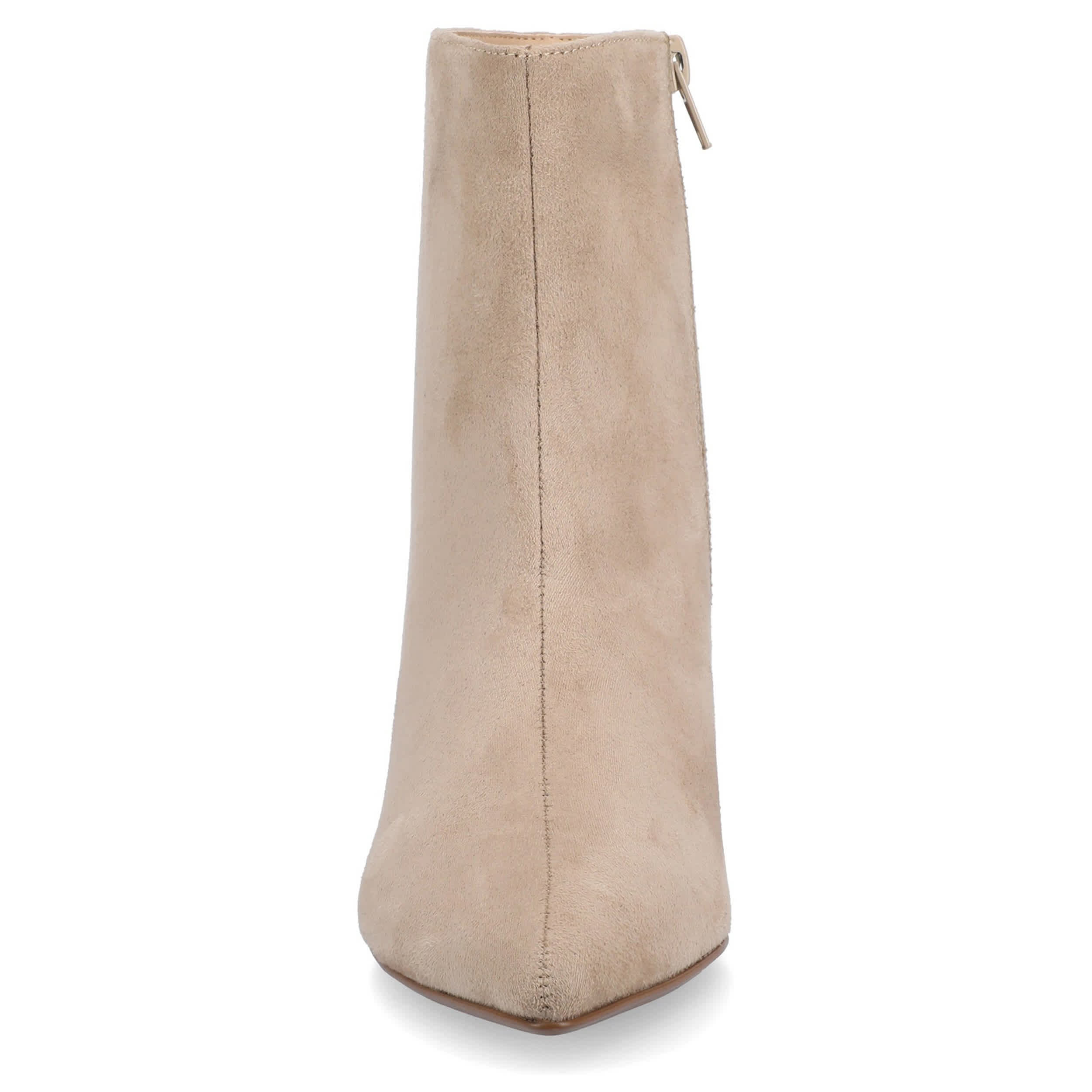JOURNEE COLLECTION-WOMENS ARELY BOOTIE-TAUPE & 
