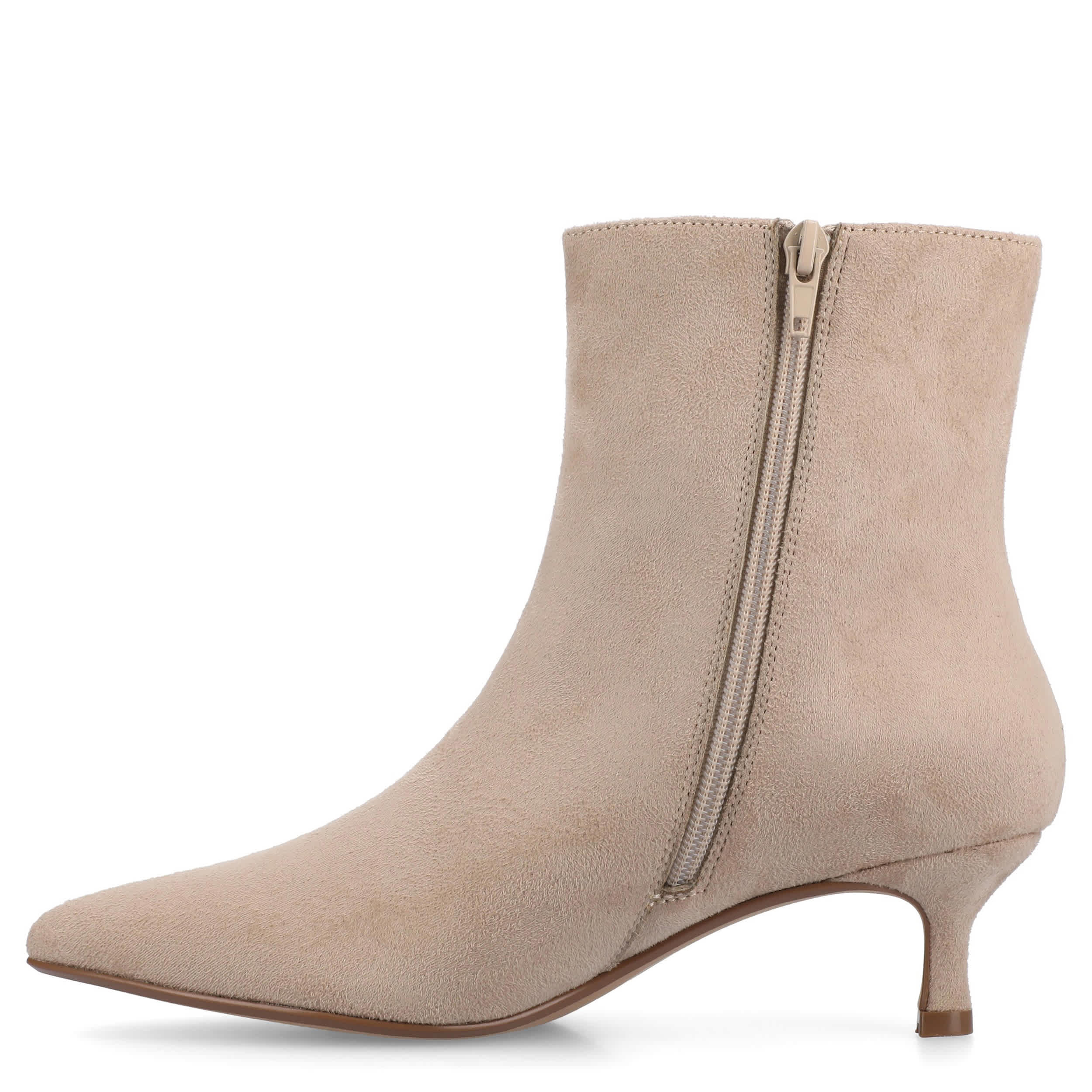 JOURNEE COLLECTION-WOMENS ARELY BOOTIE-TAUPE & 
