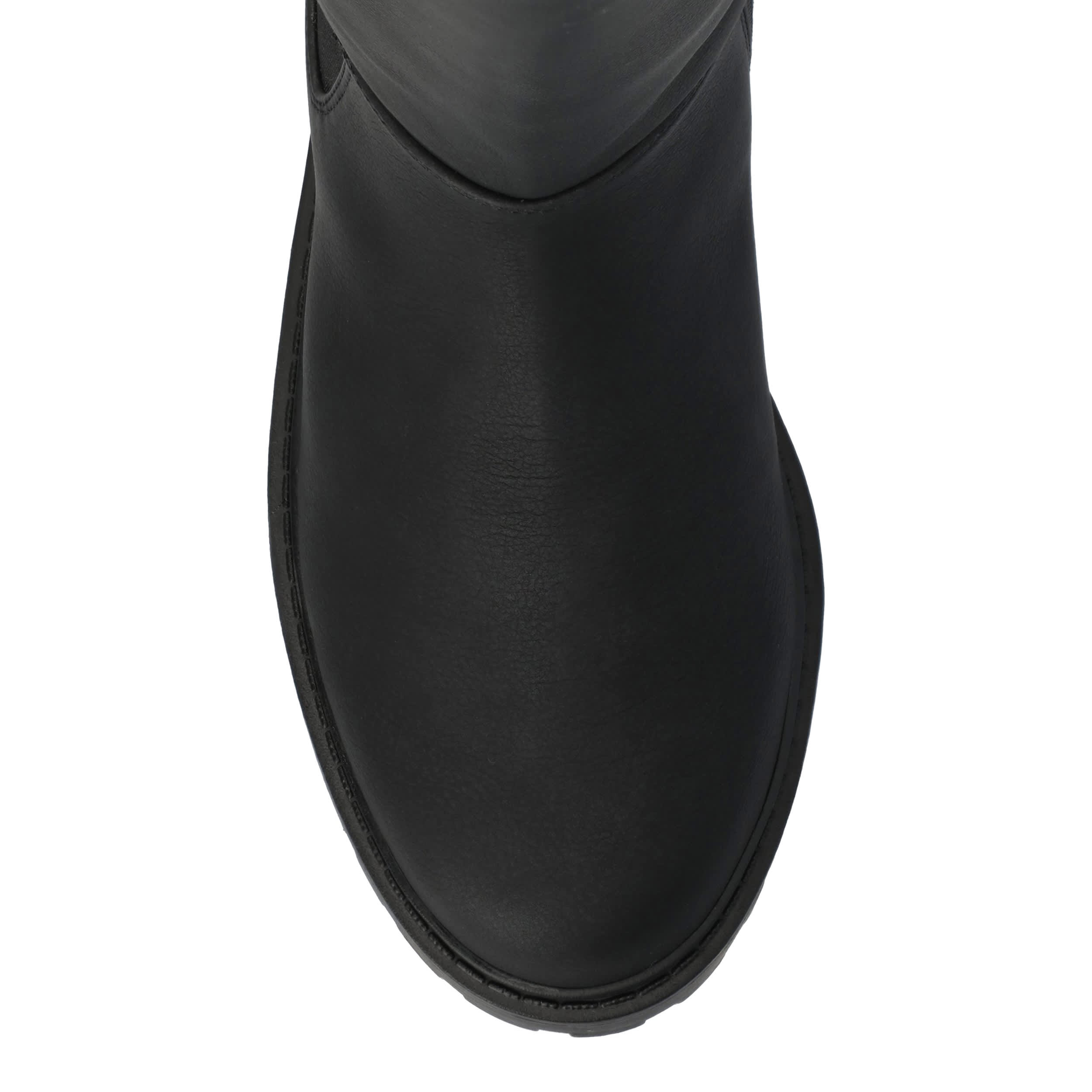 JOURNEE COLLECTION-WOMENS BRANDI EXTRA WIDE CALF BOOT-BLACK & 