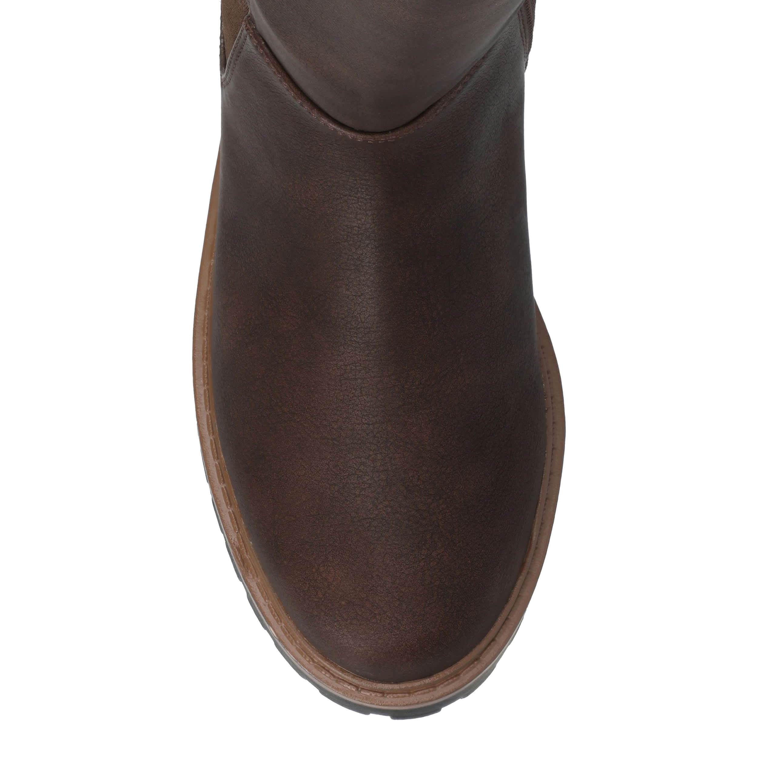 JOURNEE COLLECTION-WOMENS BRANDI EXTRA WIDE CALF BOOT-CHOCOLATE & 