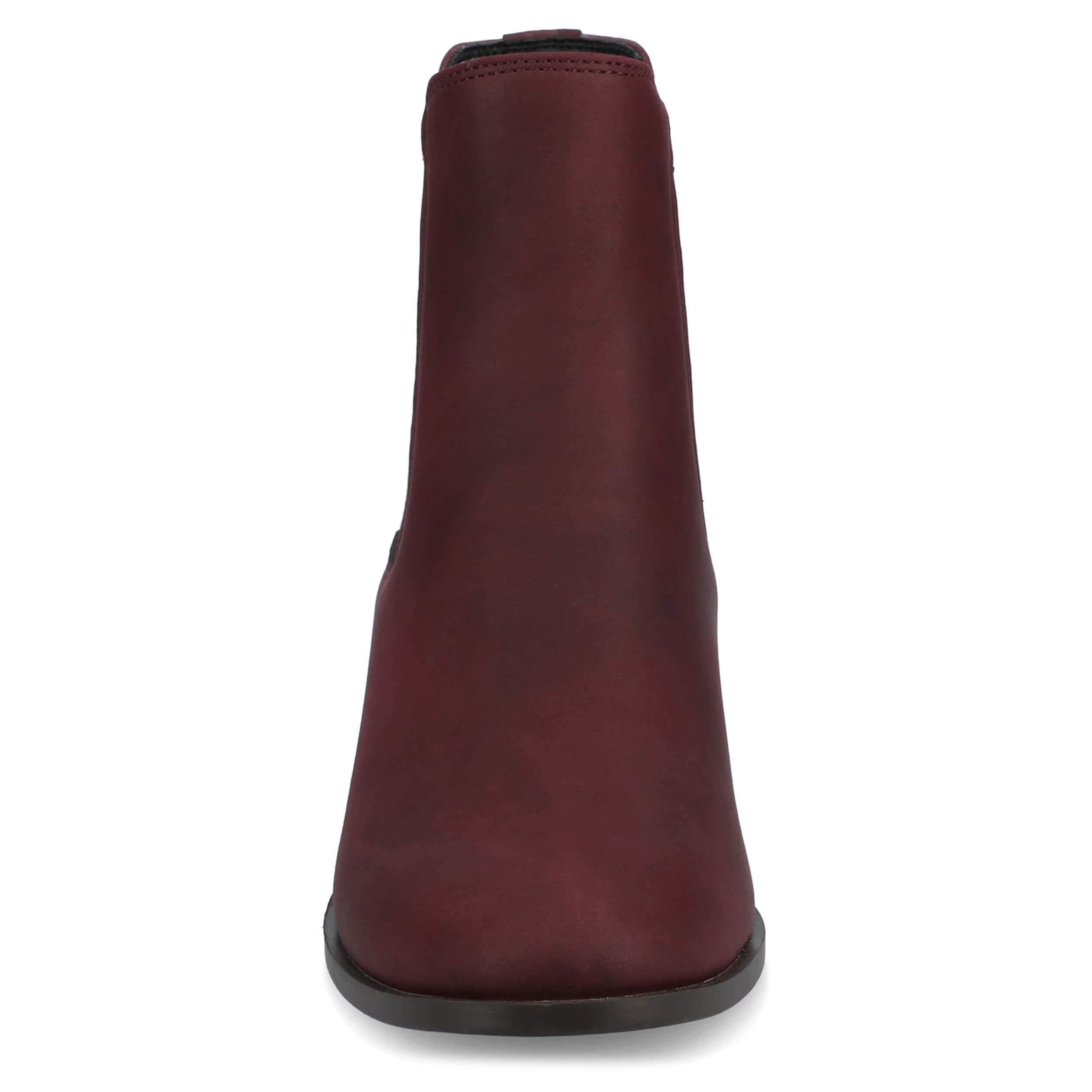 JOURNEE COLLECTION-WOMENS CHAYSE CHELSEA BOOT-DARK RED & 
