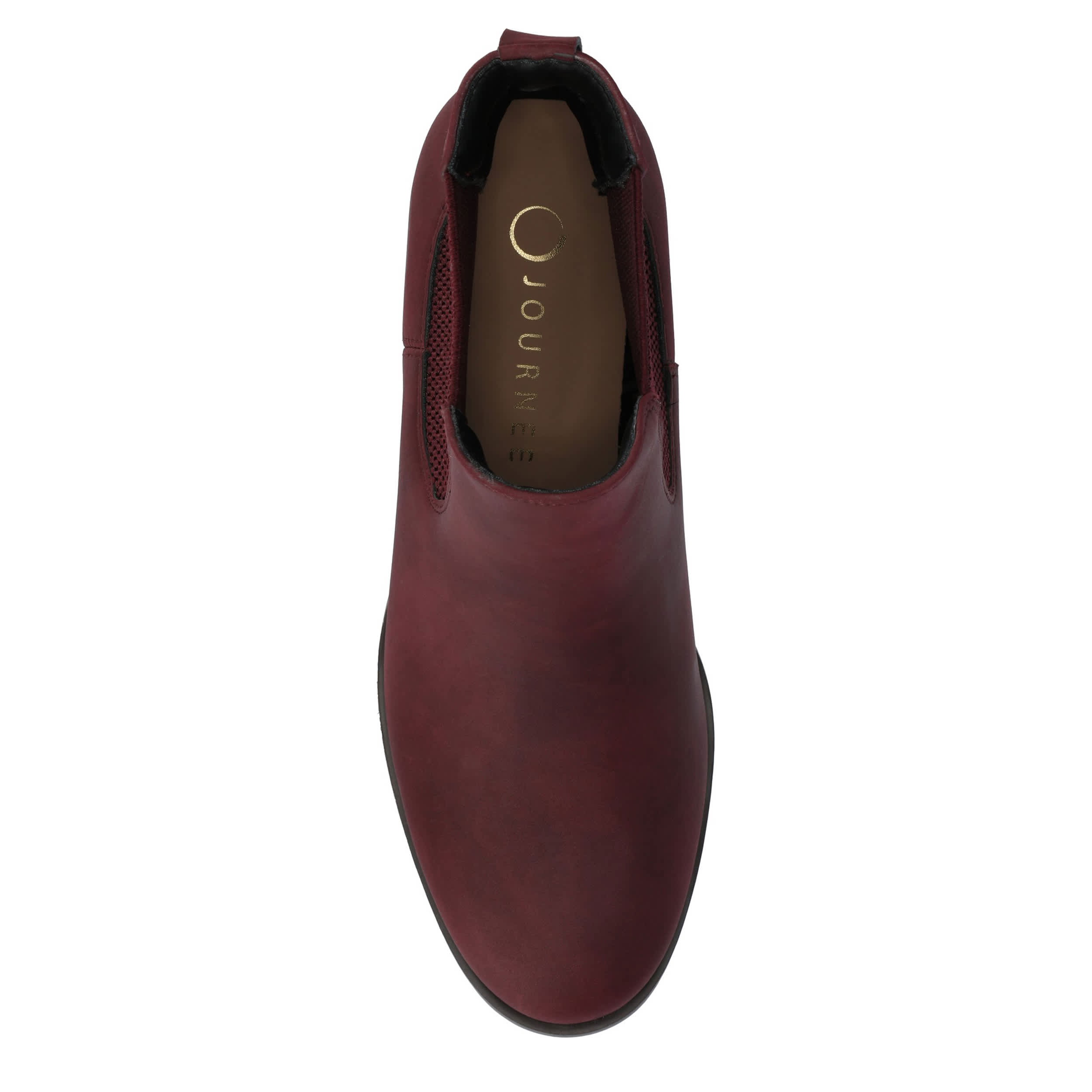 JOURNEE COLLECTION-WOMENS CHAYSE CHELSEA BOOT-DARK RED & 