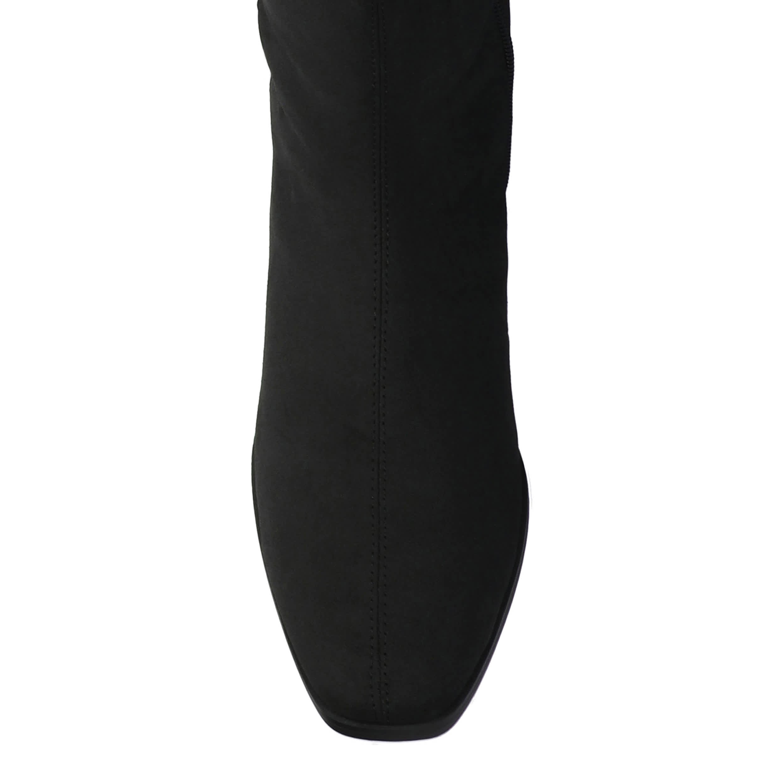 JOURNEE COLLECTION-WOMENS DEVRI WIDE CALF TALL BOOT-BLACK & 