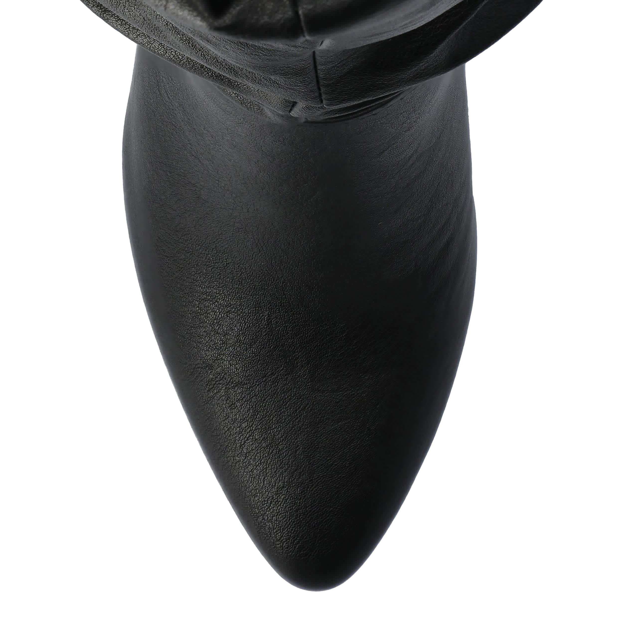 JOURNEE COLLECTION-WOMENS FLORETTA OVER THE KNEE BOOT-BLACK & 
