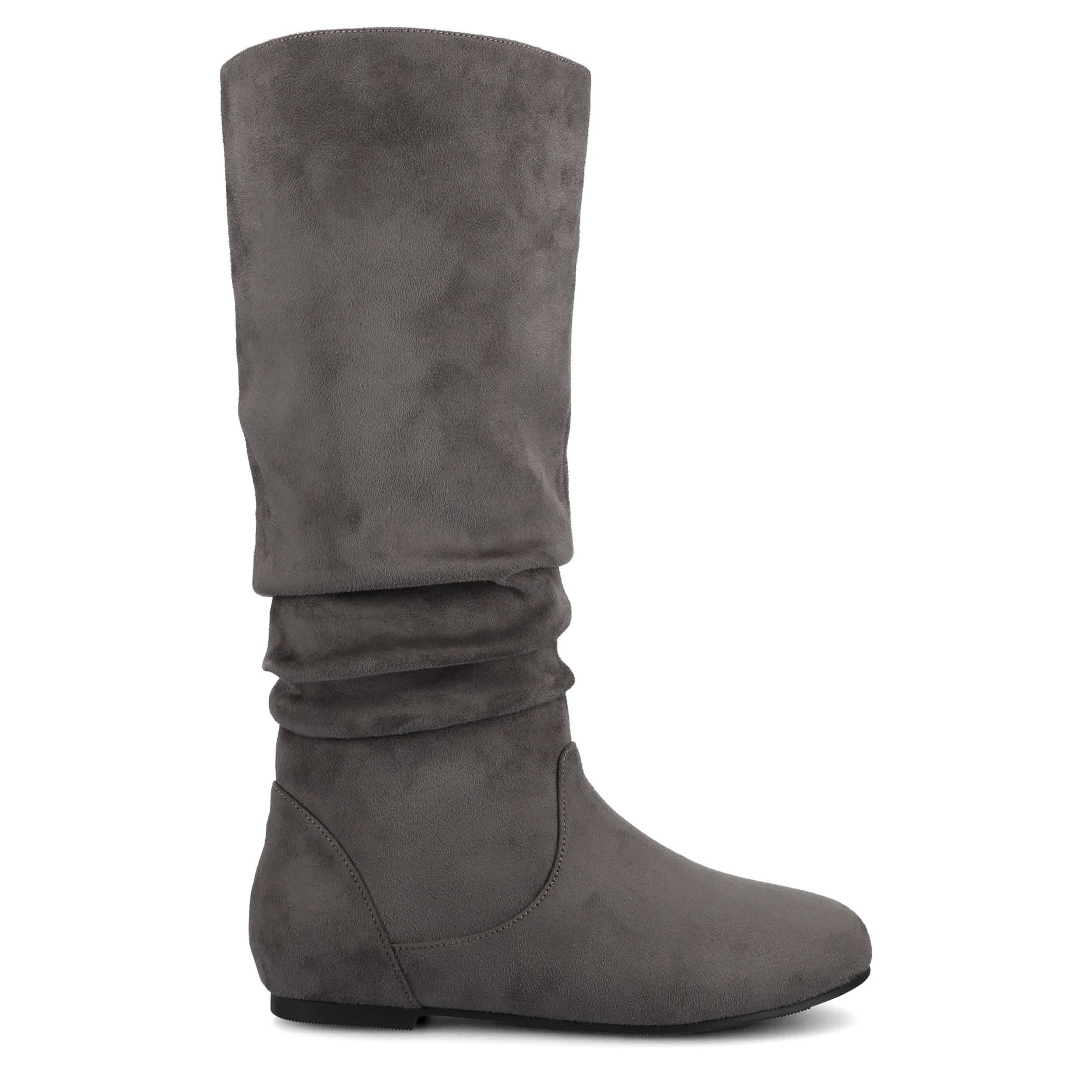 JOURNEE COLLECTION-WOMENS JAYNE TALL BOOT-GREY & 
