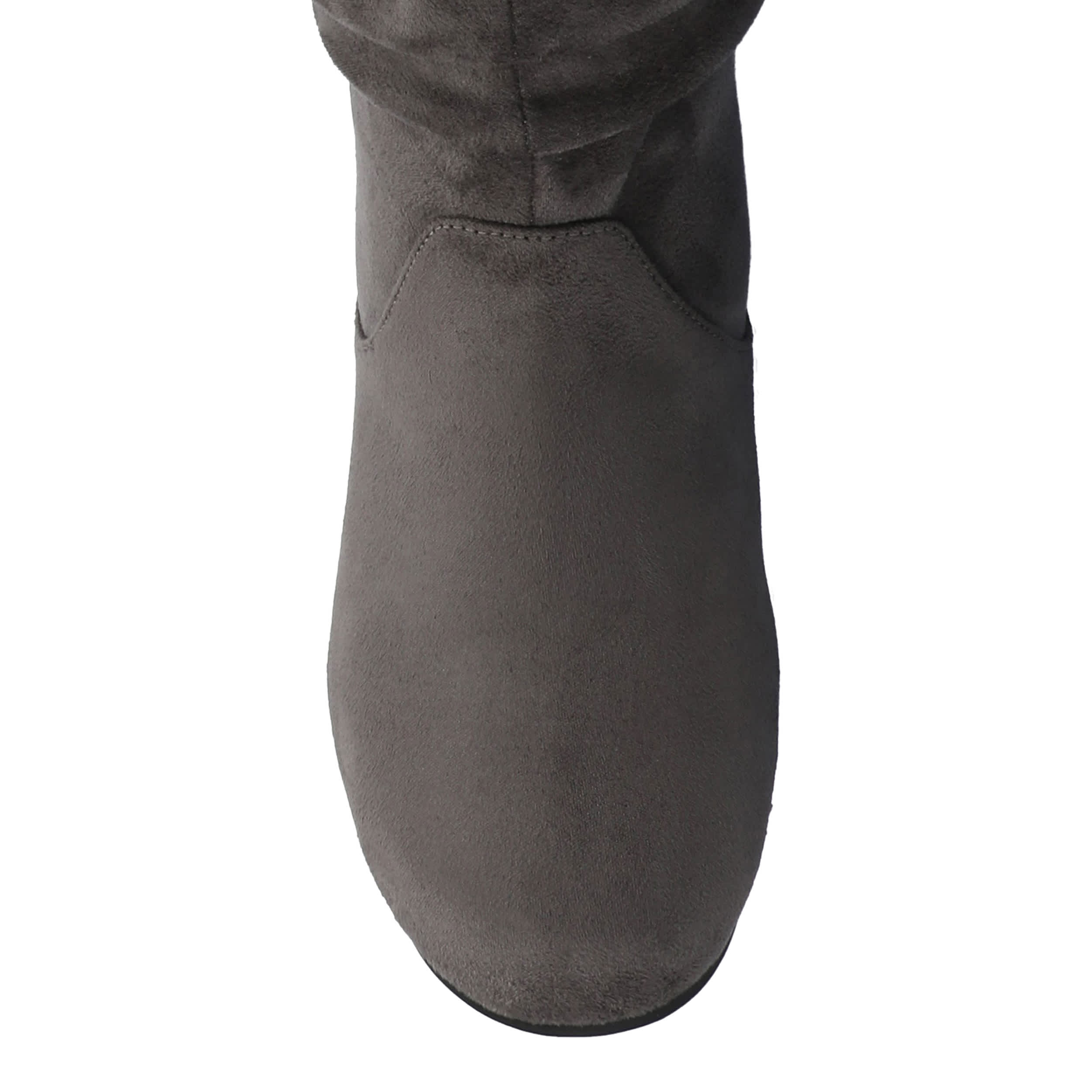 JOURNEE COLLECTION-WOMENS JAYNE TALL BOOT-GREY & 